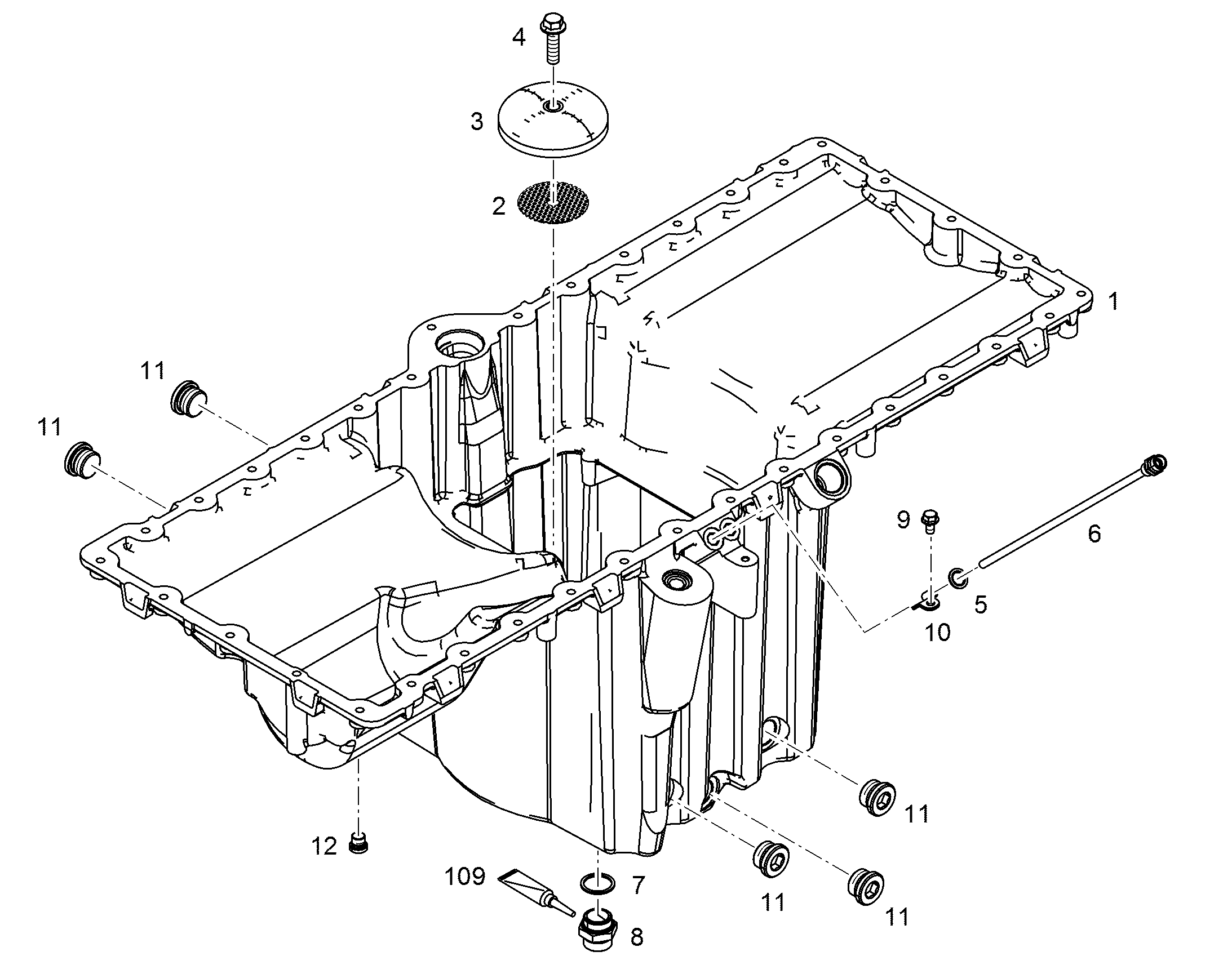 ВАННА МАСЛЯННАЯ 10138856 LIEBHERR