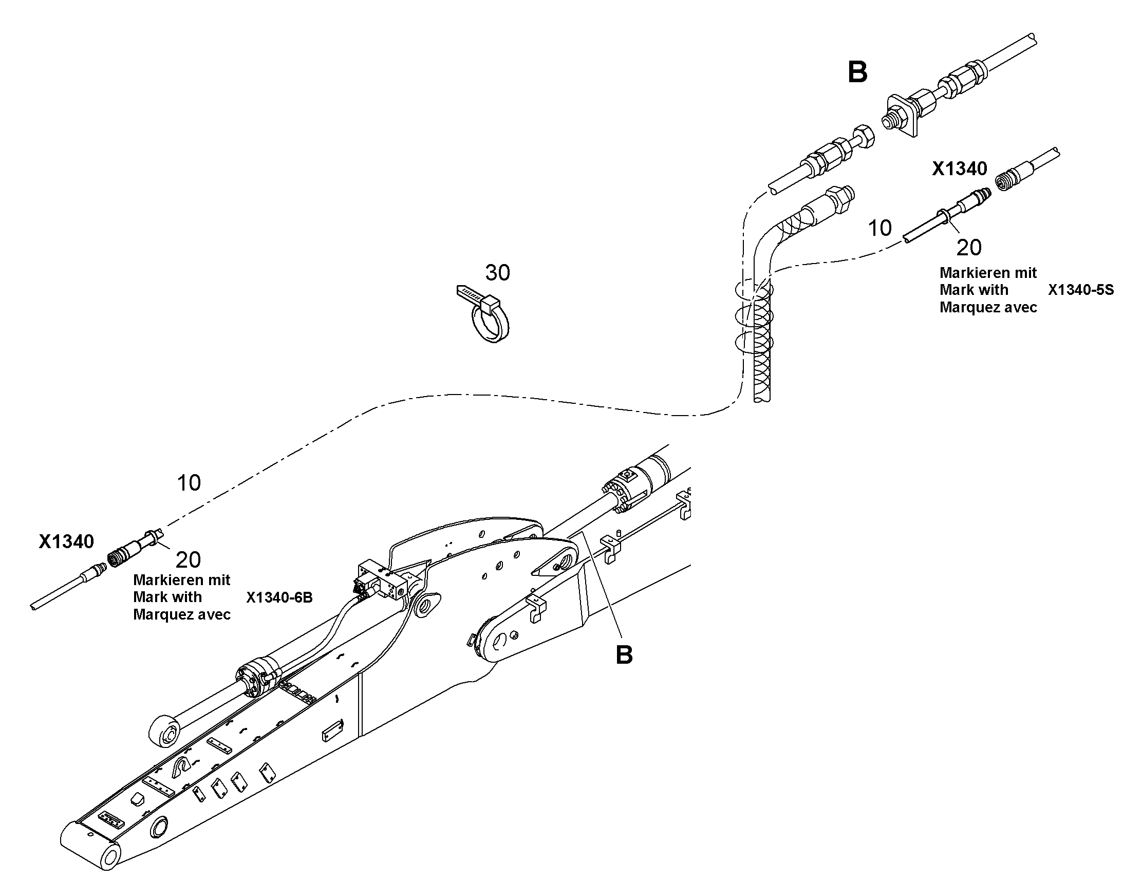 ЭТИКЕТКИ САМОКЛЕЯЩИЕСЯ 11182054 LIEBHERR