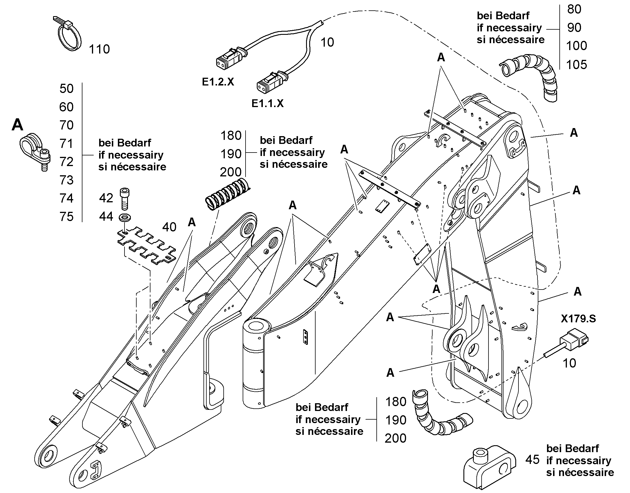 СКОБА HRBGS OA G 6 7029798 LIEBHERR