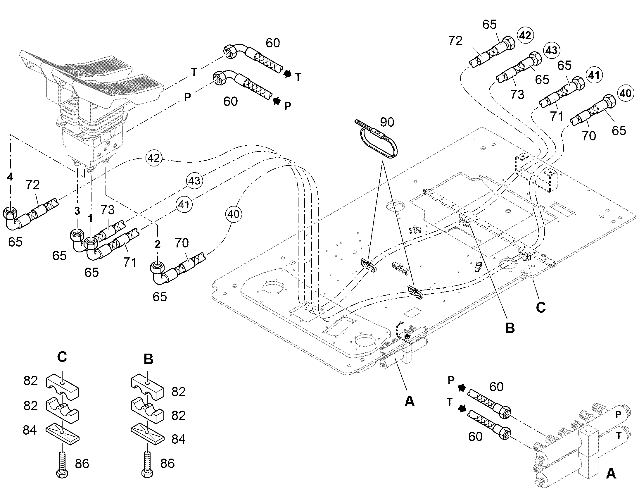 ШЛАНГ 10X2900 11660009 LIEBHERR