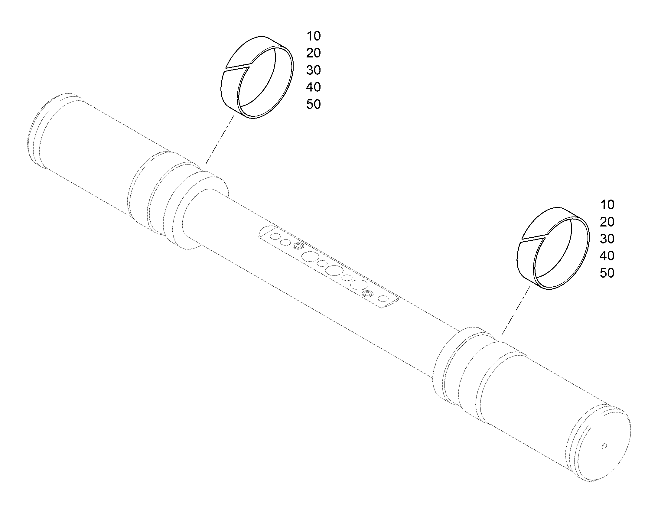 НАПРАВЛЯЮЩЕЕ КОЛЬЦО 139/151X40 94019028 LIEBHERR