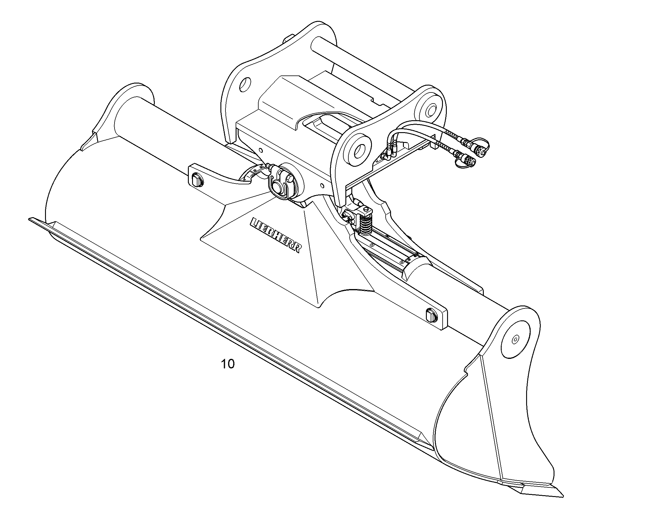 КОВШ КАНАВООЧИСТИТЕЛЯ 2400mm 1,45m³ 94033404 LIEBHERR