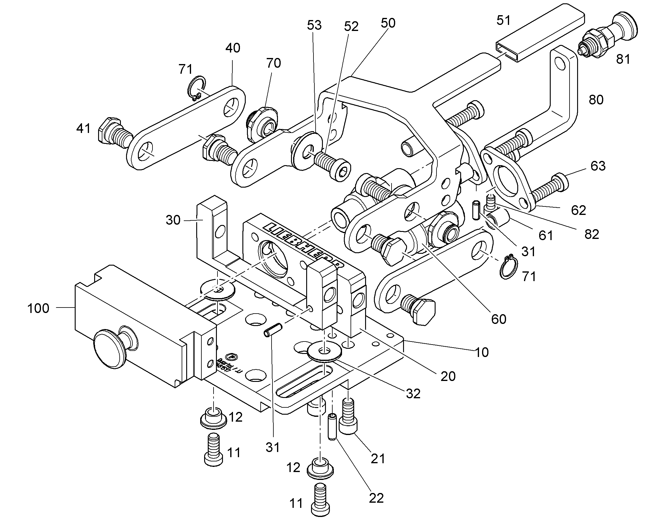 СТОПОРНОЕ КОЛЬЦО DIN 471 15 4280011 LIEBHERR