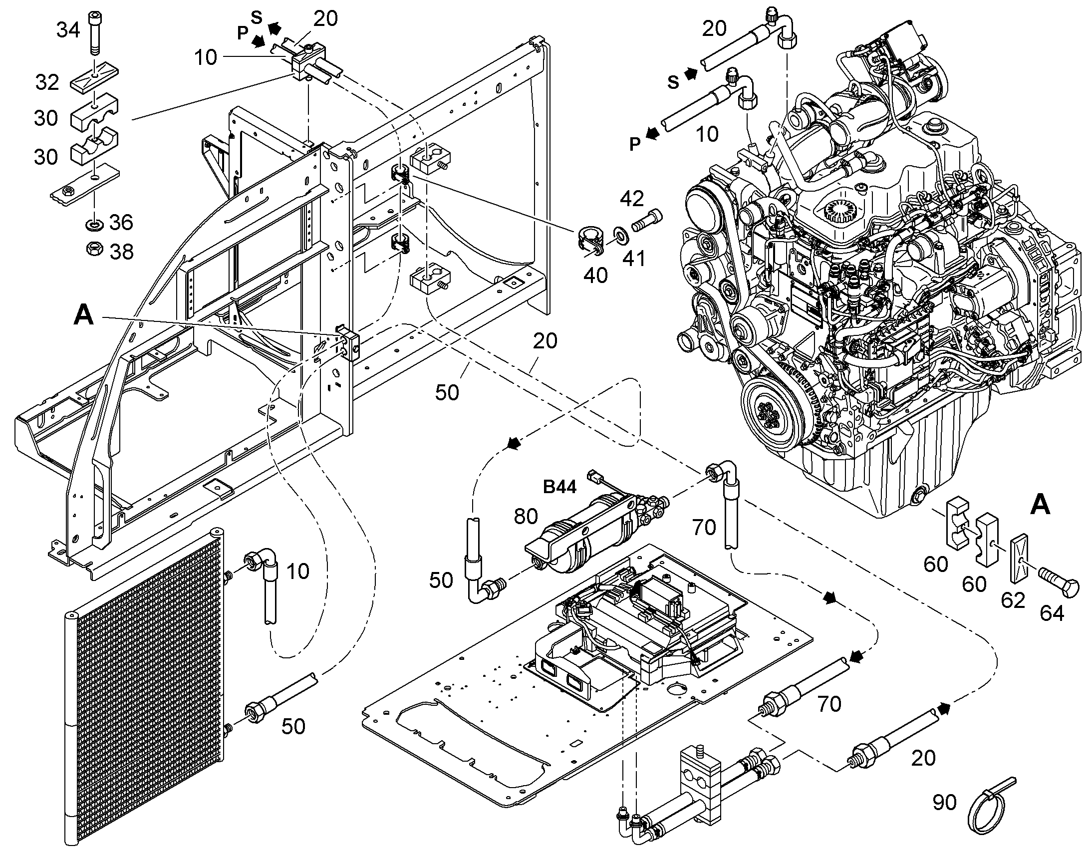КЛЕММА ПОЛОВИННАЯ DIN 3015-3 Z 3 G 20,5 16 PP SW 11213368 LIEBHERR