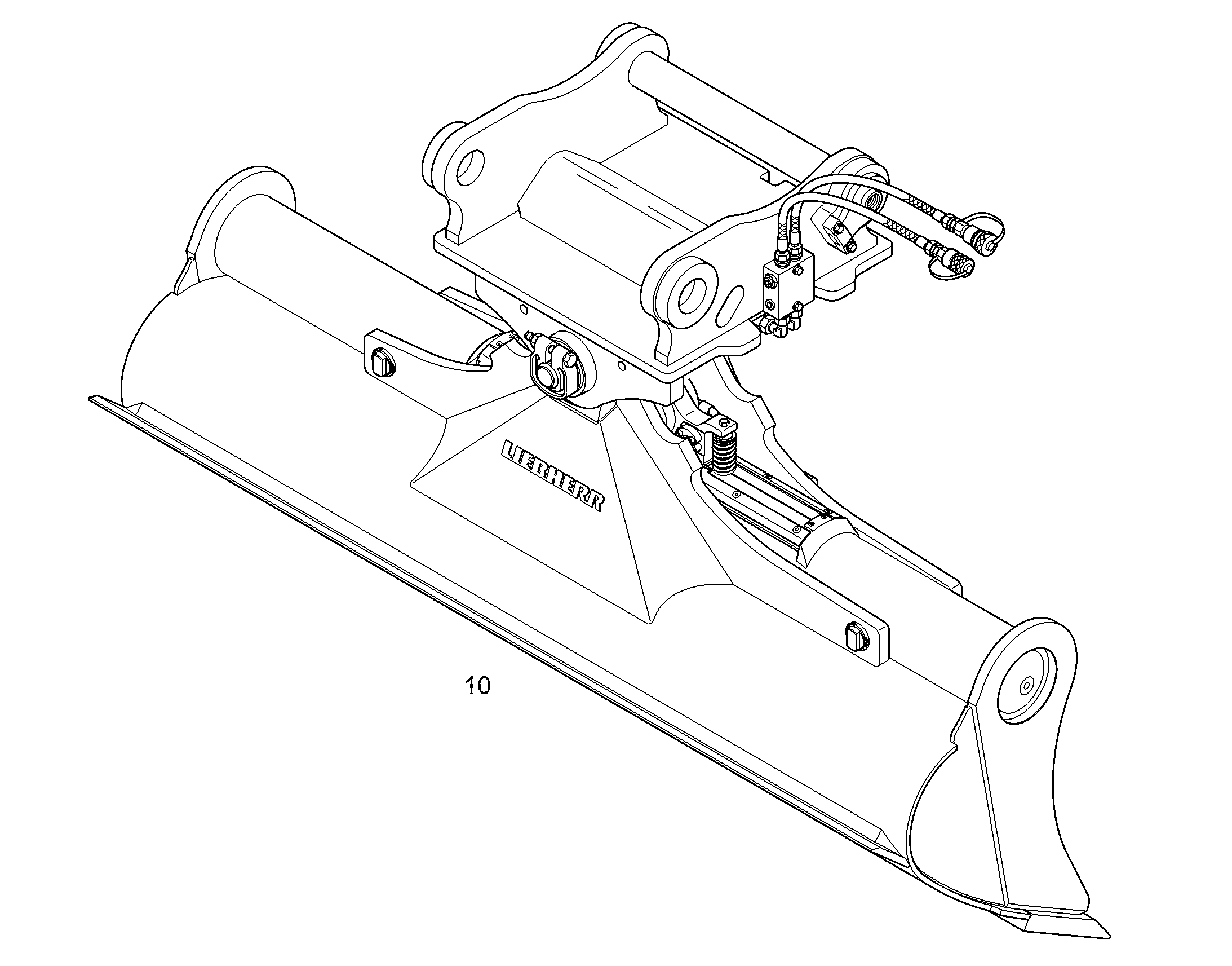 КОВШ КАНАВООЧИСТИТЕЛЯ 2400mm 0,85m³ 94084142 LIEBHERR