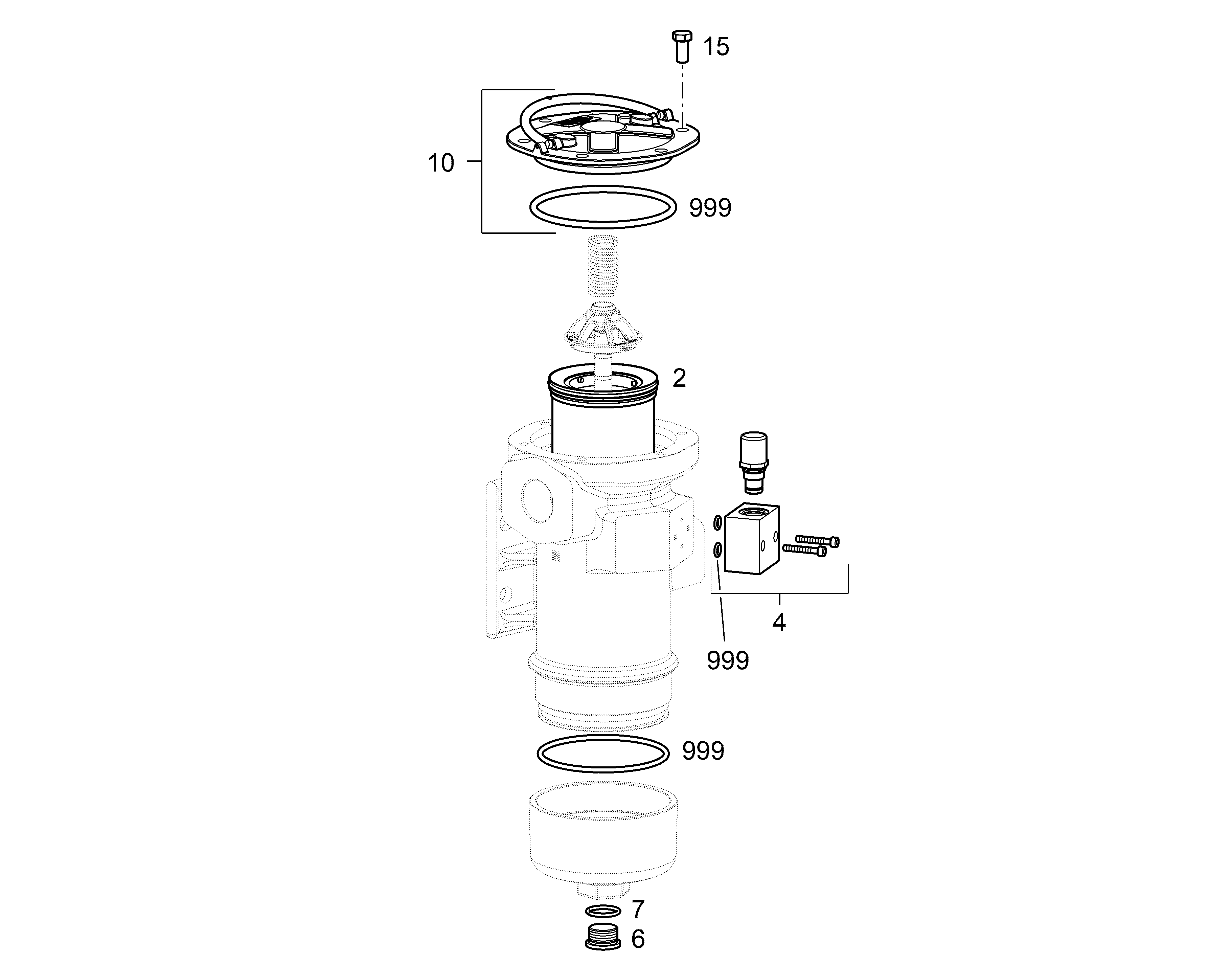 ФИЛЬТРУЮЩИЙ ЭЛЕМЕНТ 5µm 11600239 LIEBHERR