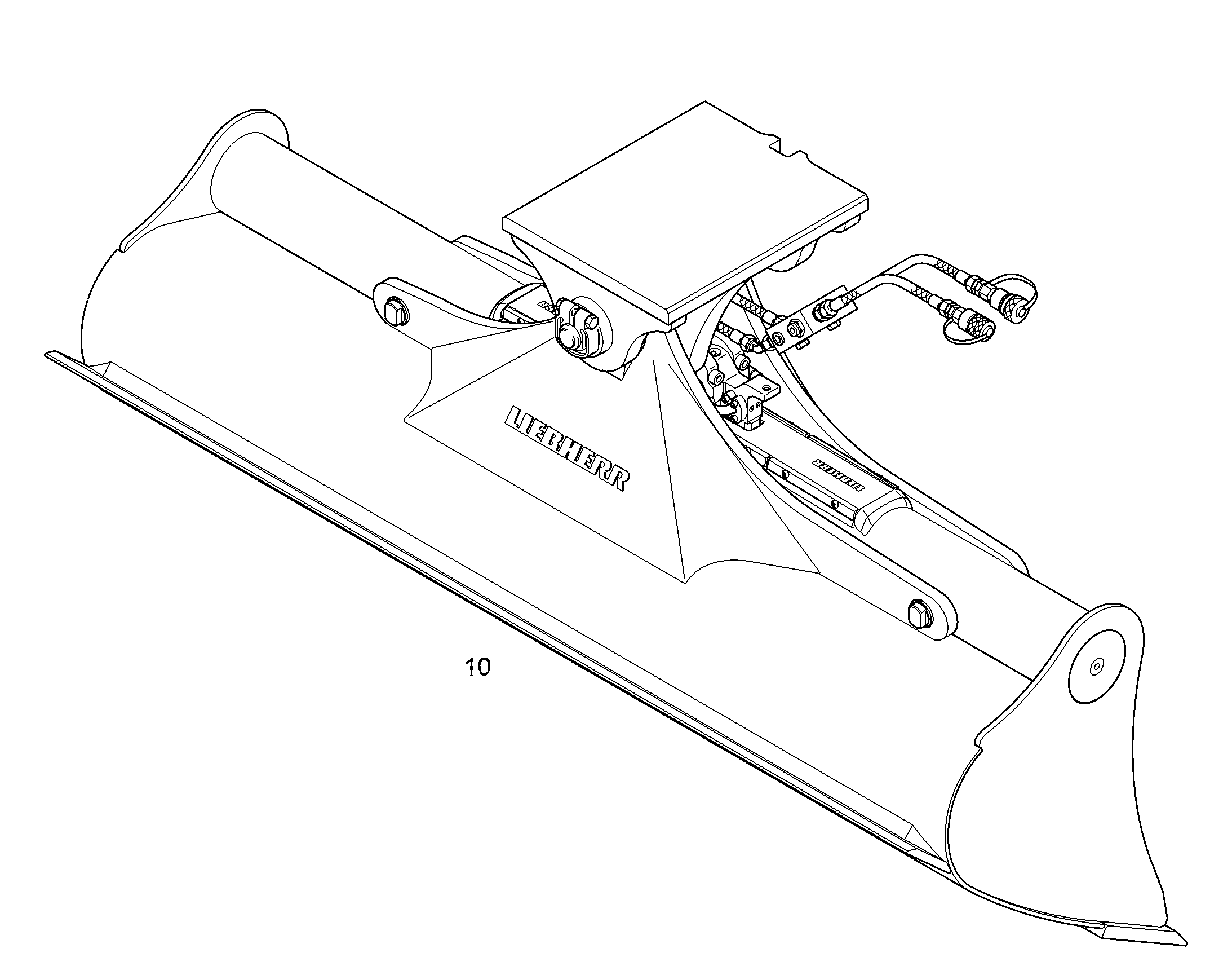 КОВШ КАНАВООЧИСТИТЕЛЯ 2200mm 0,8m³ 94085103 LIEBHERR