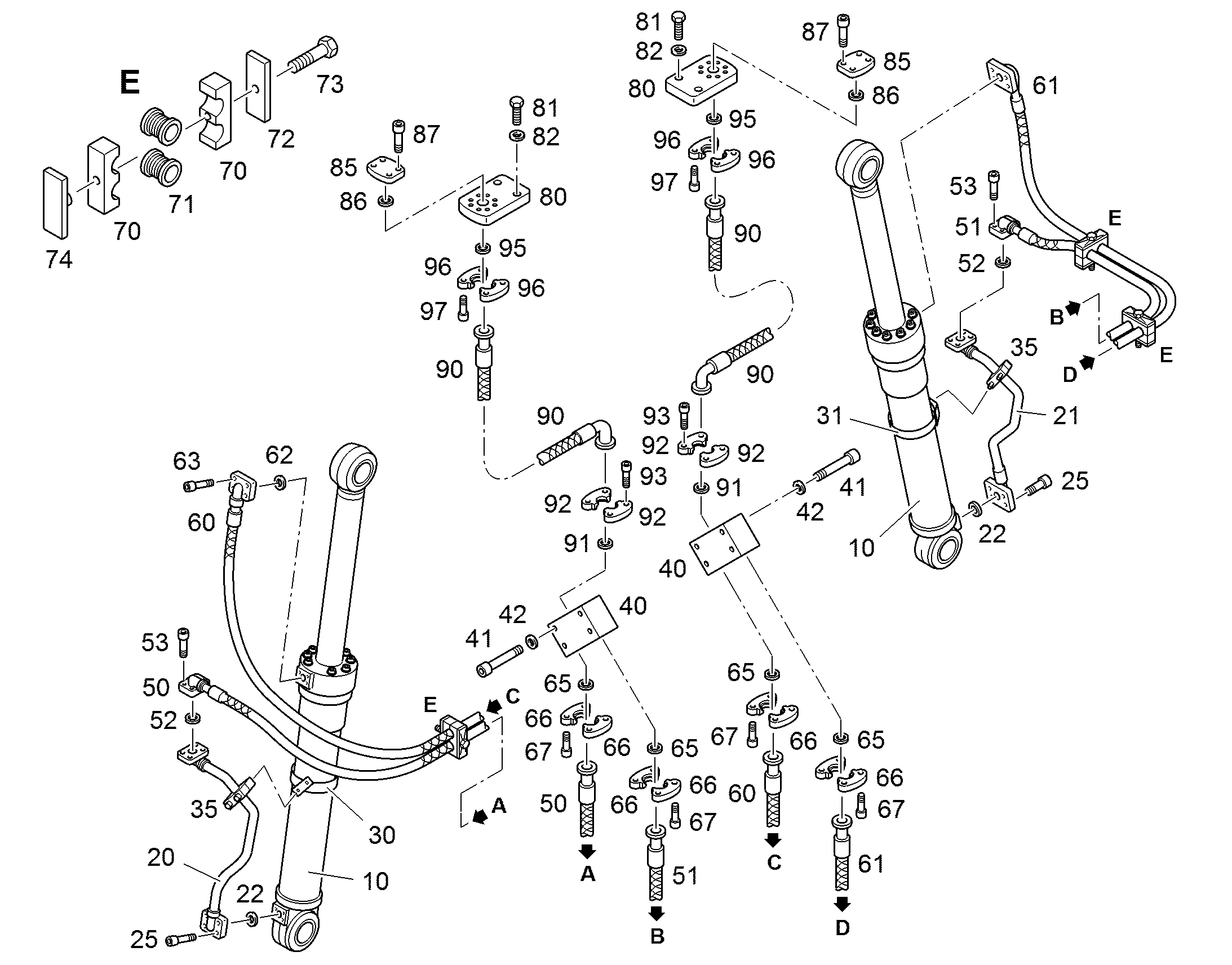 СКОБА S 3 G 38 9638496 LIEBHERR