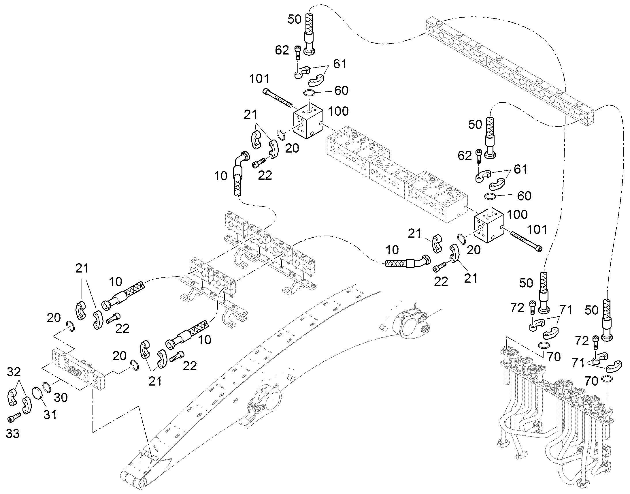 ШЛАНГ 40X15800 11660001 LIEBHERR
