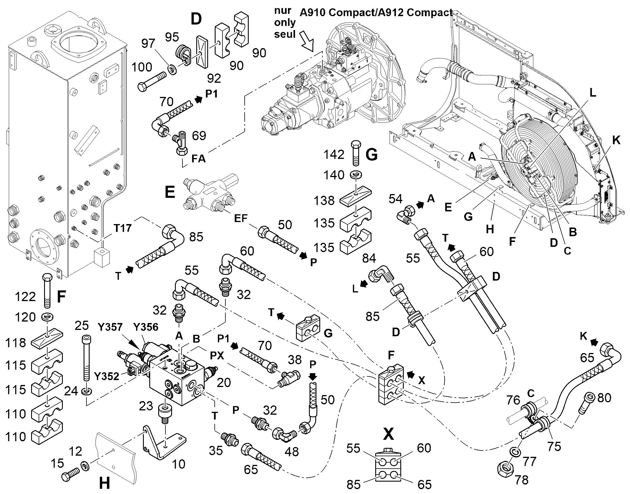 ШЛАНГ 12X450 10097172 LIEBHERR