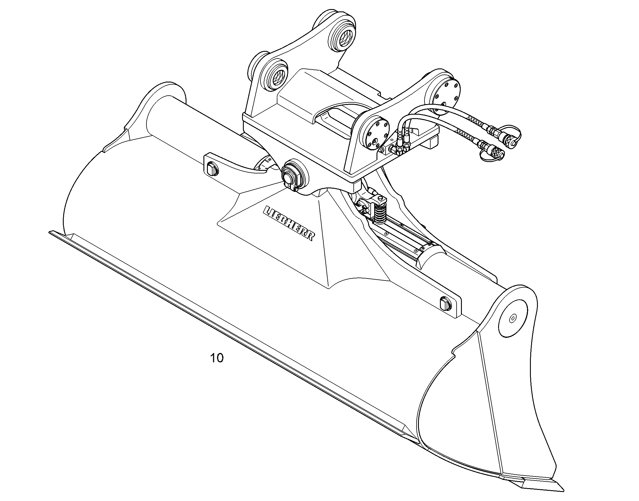 КОВШ КАНАВООЧИСТИТЕЛЯ 2200mm 1,65m³ 94087124 LIEBHERR