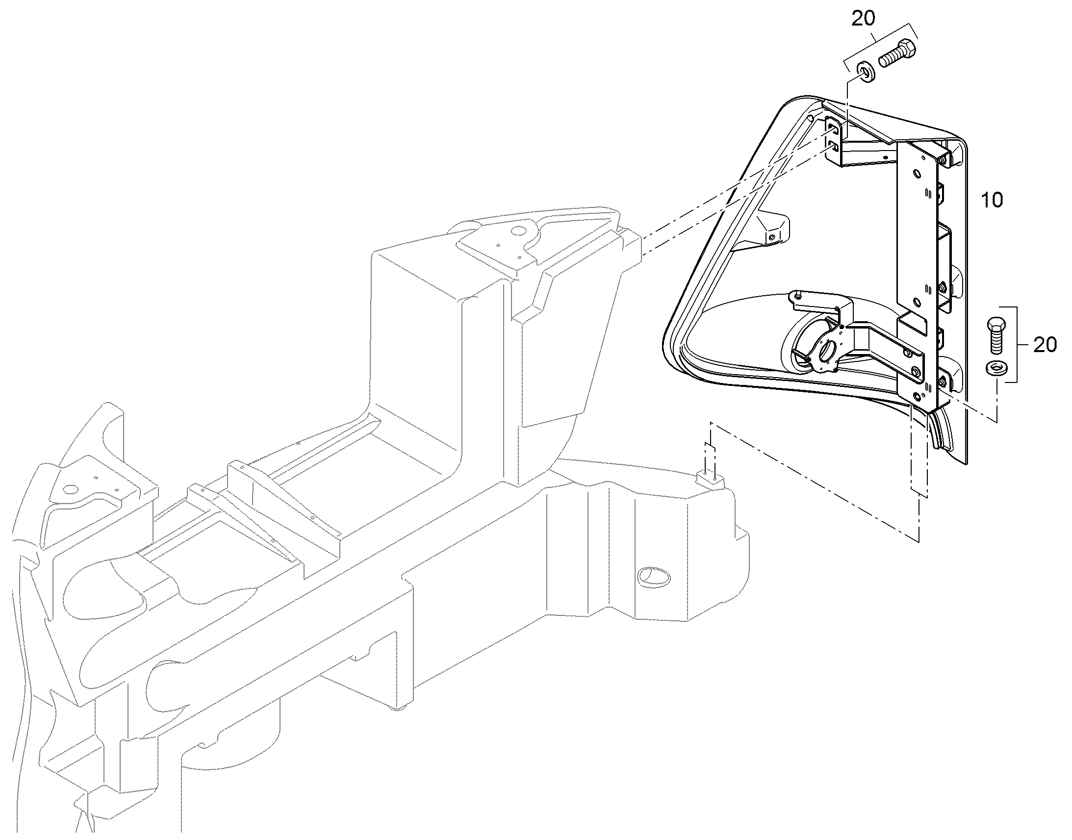 ЭЛЕМЕНТЫ МОНТАЖНЫЕ 94086525 LIEBHERR