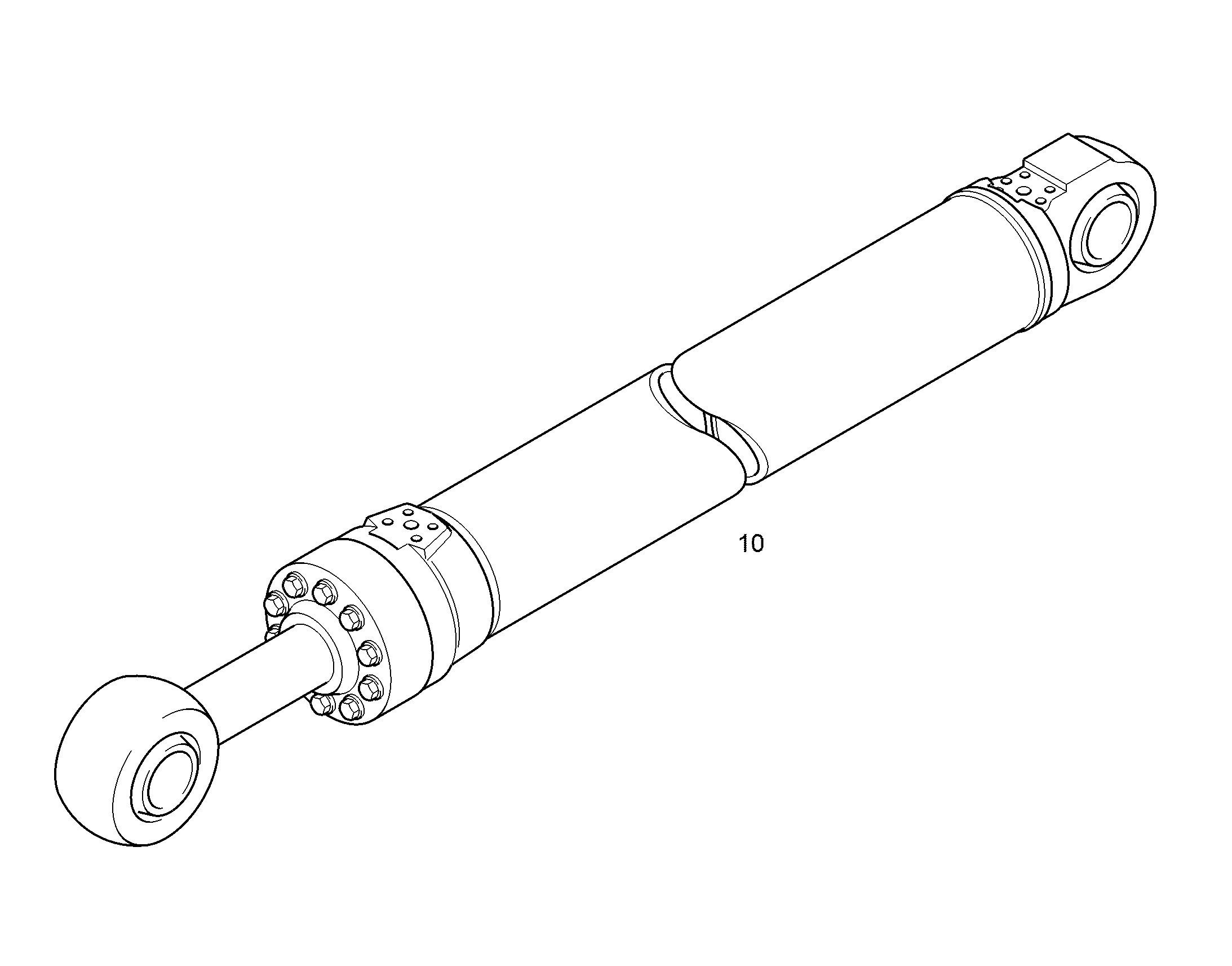 ГИДРОЦИЛИНДР 11680404 LIEBHERR