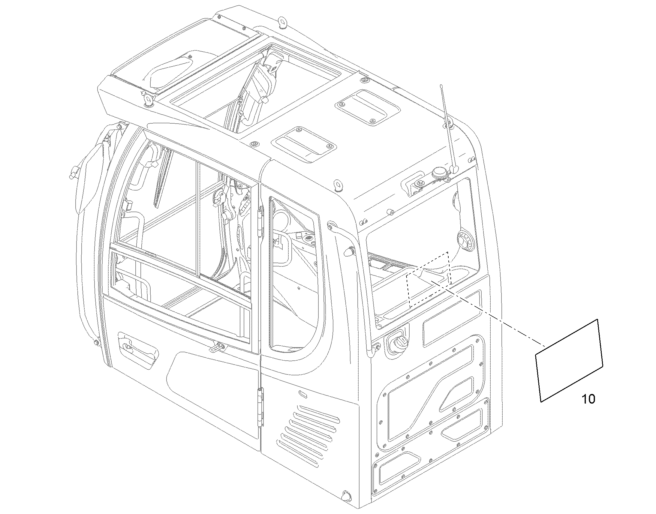 СХЕМА НАГРУЗКИ ПОВ. ПЛАТФОРМЫ 10389693 LIEBHERR