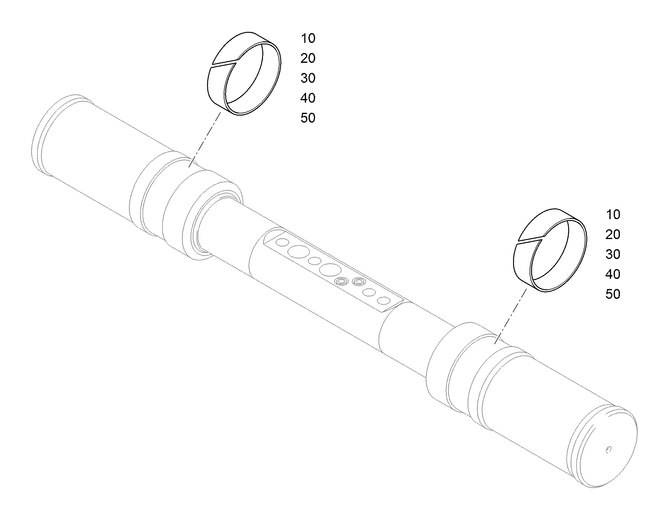 НАПРАВЛЯЮЩЕЕ КОЛЬЦО 110/119X40 94080754 LIEBHERR