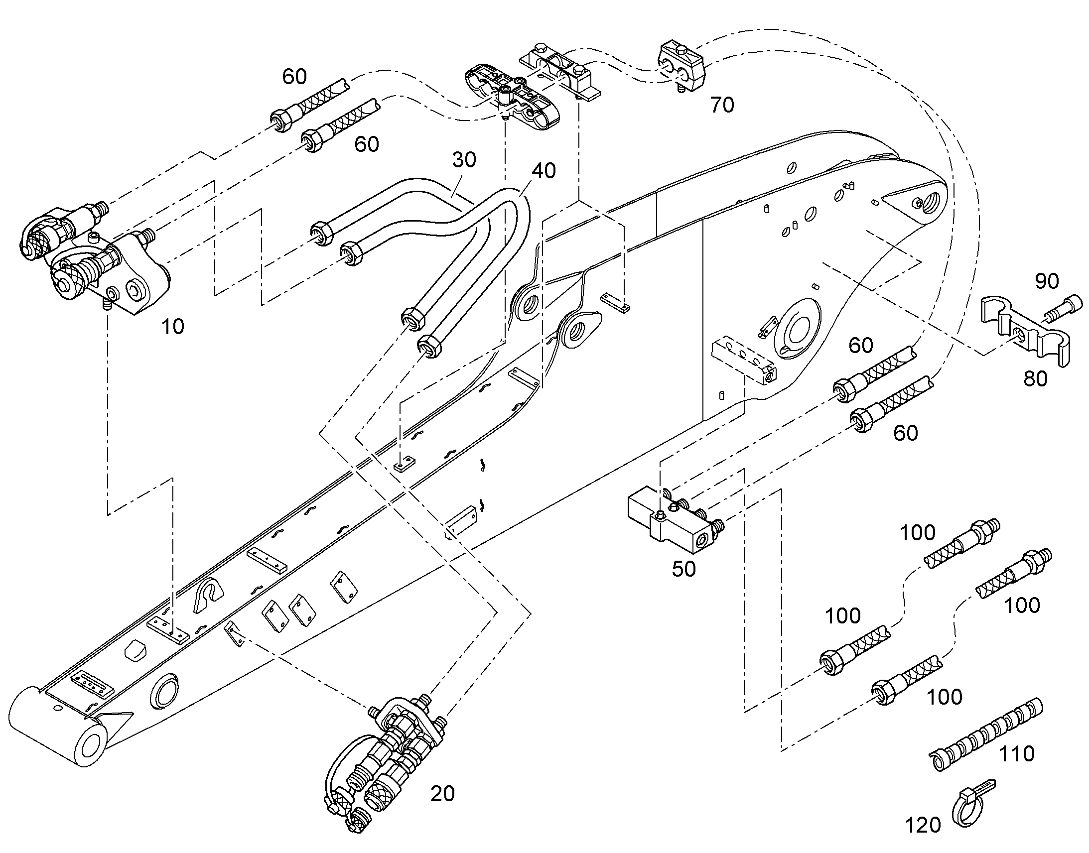 ШЛАНГ 12X3750 11600433 LIEBHERR