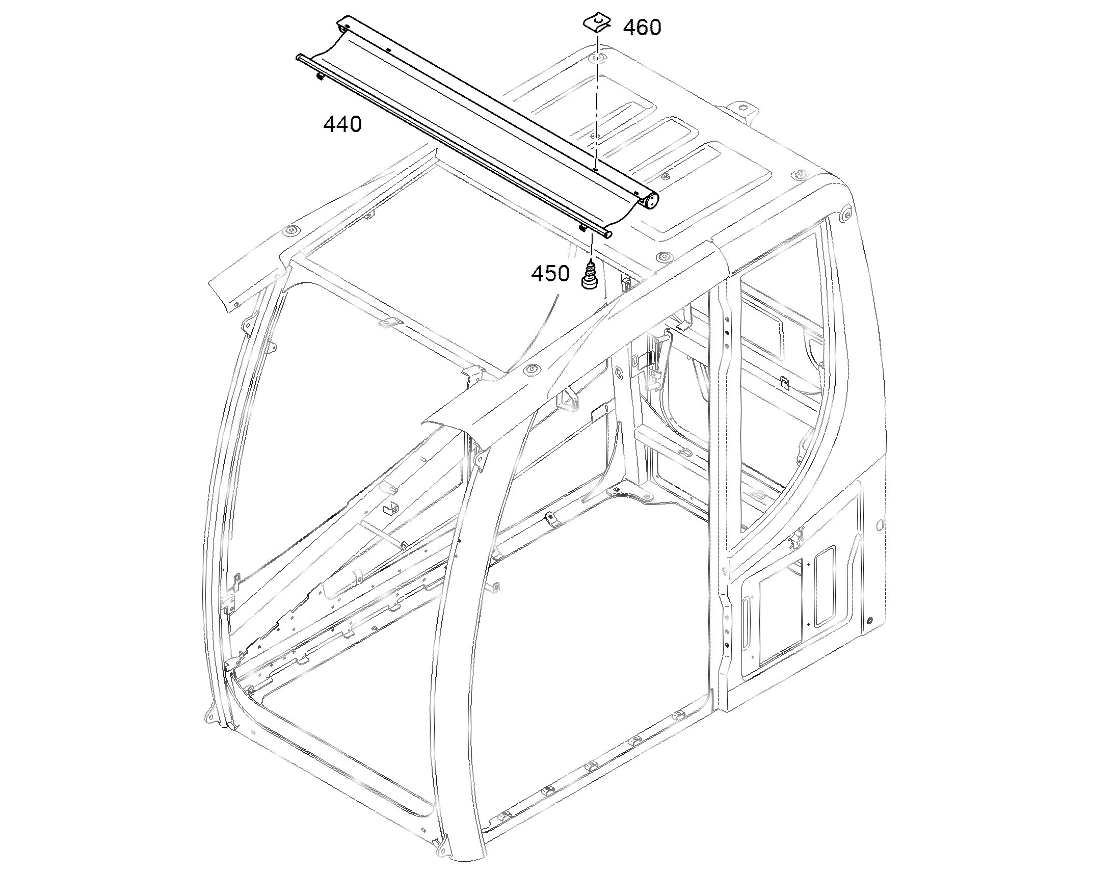 СОЛНЦЕЗАЩИТНАЯ ШТОРКА 11493469 LIEBHERR