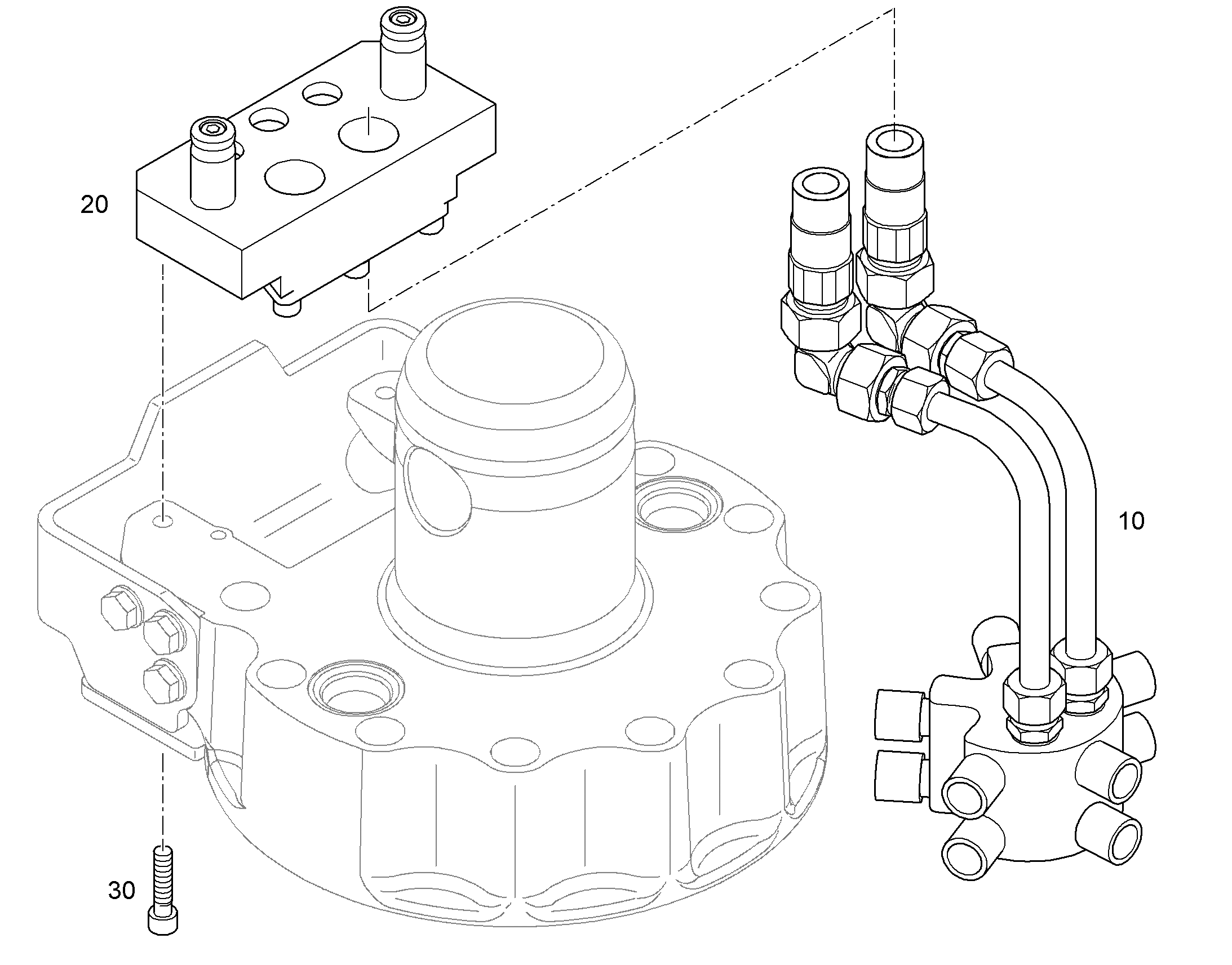ГИДРАВЛИЧЕСКАЯ СИСТЕМА GM65/70 94092526 LIEBHERR