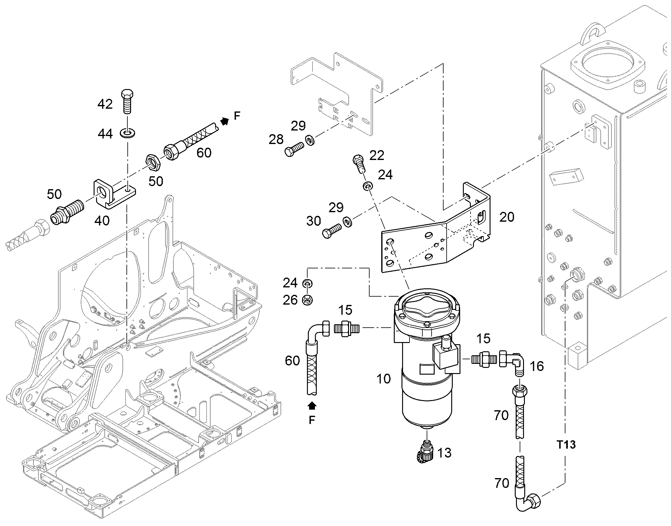 ЛИНЕЙНЫЙ ФИЛЬТР 11600238 LIEBHERR