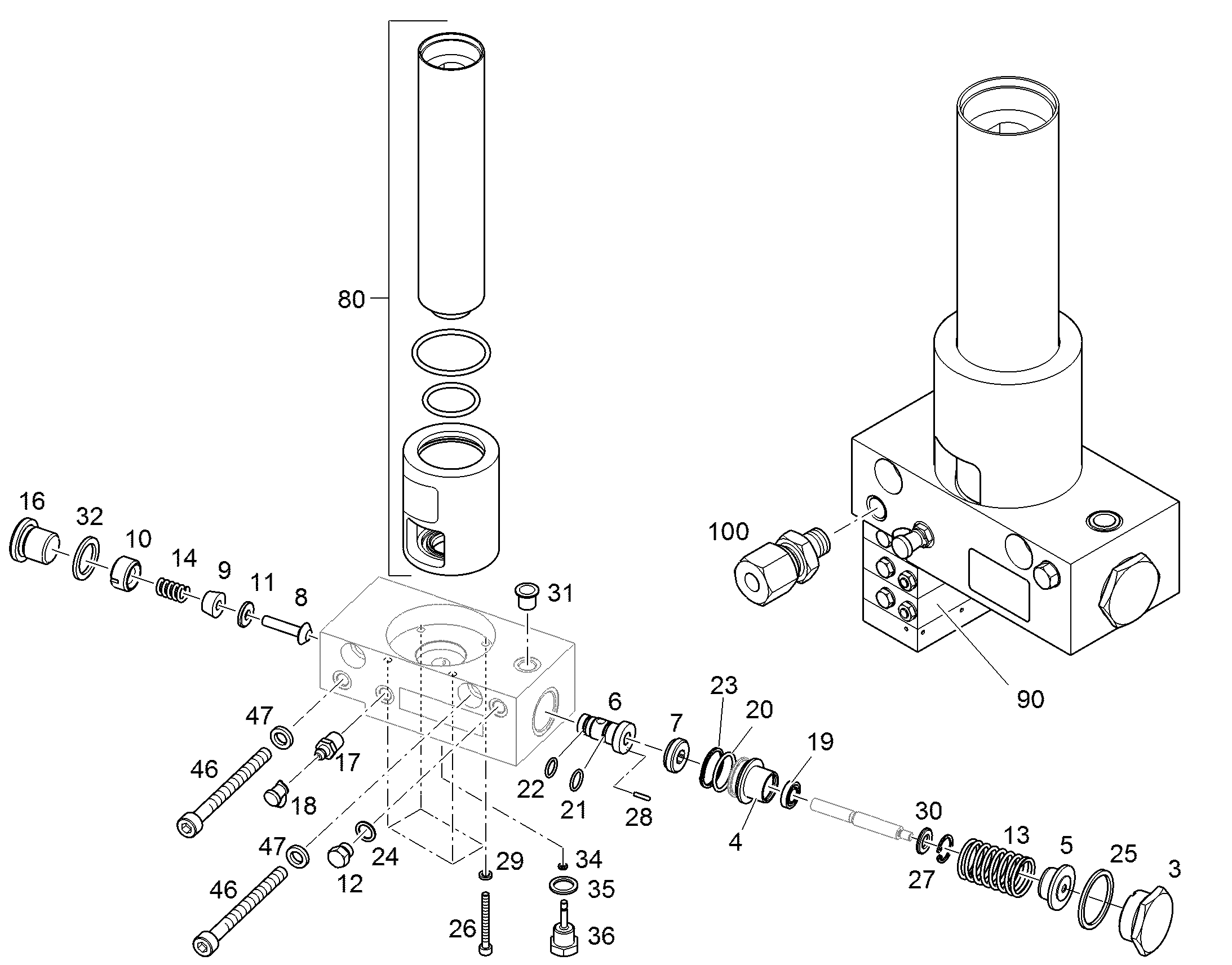 РАСПРЕДЕЛИТЕЛЬ MX-F 3/0 10684124 LIEBHERR