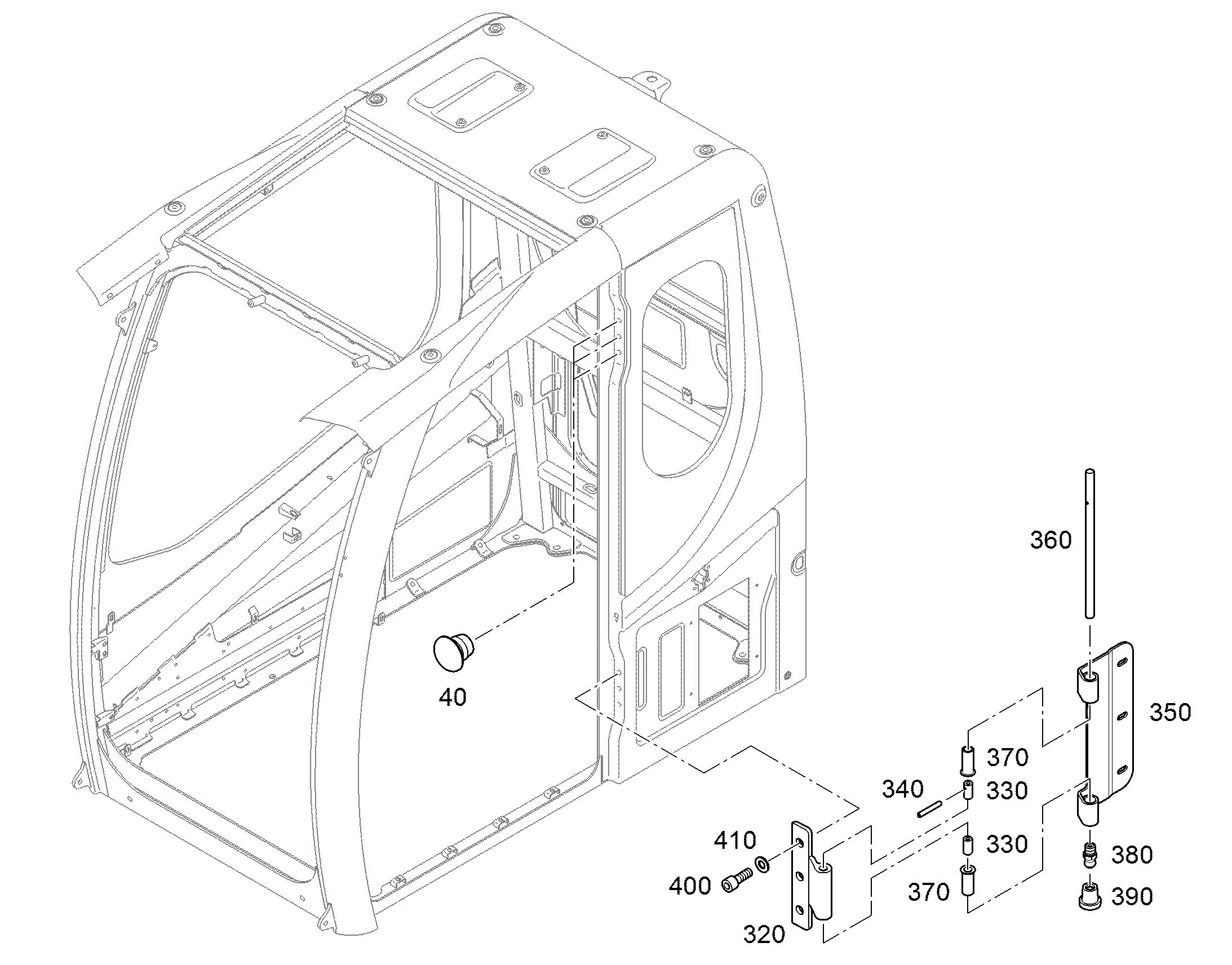 ГИЛЬЗА РАСПОРНАЯ 10X20X39,5 11824290 LIEBHERR