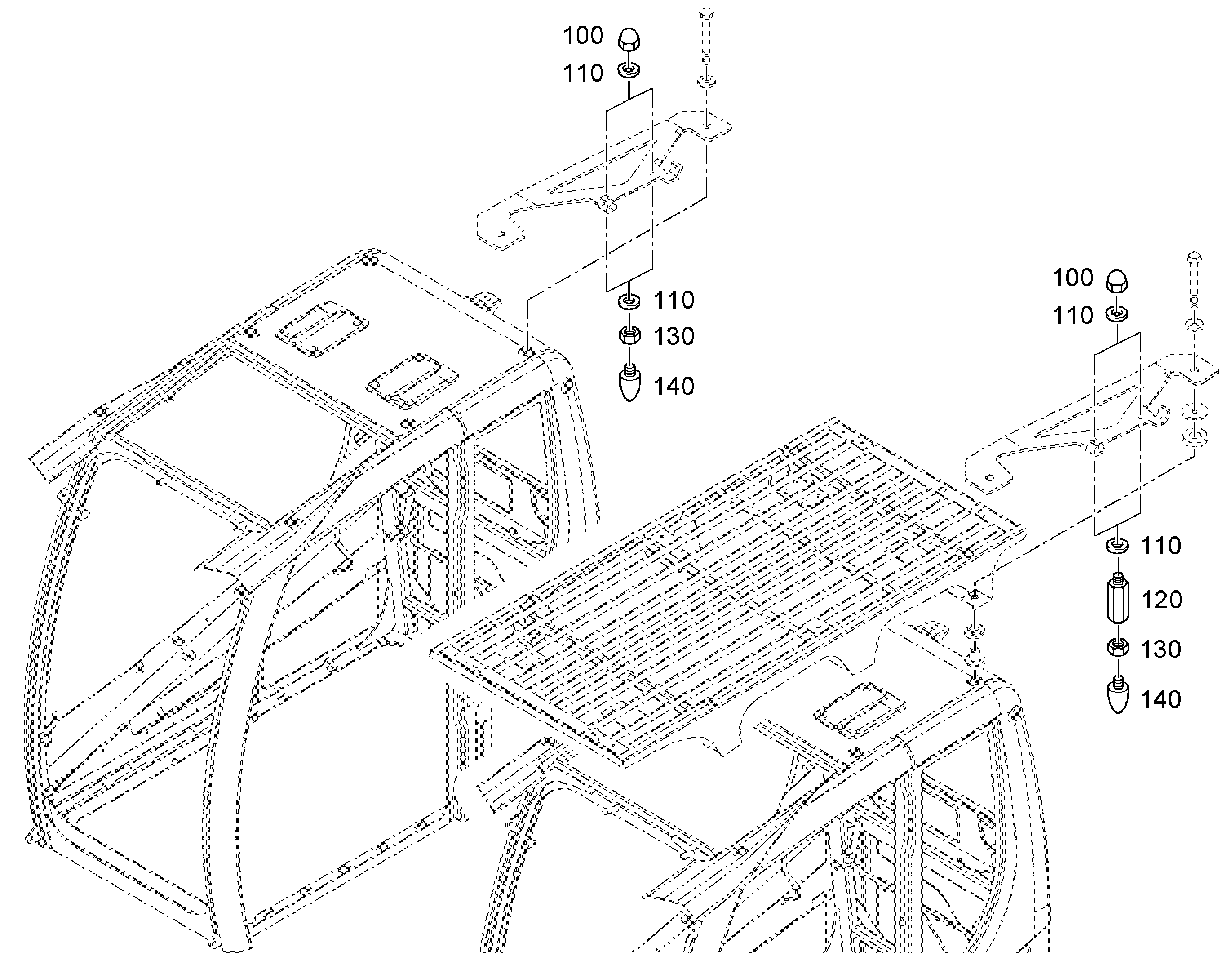 ГАЙКА КОЛПАЧКОВАЯ 7028908 LIEBHERR