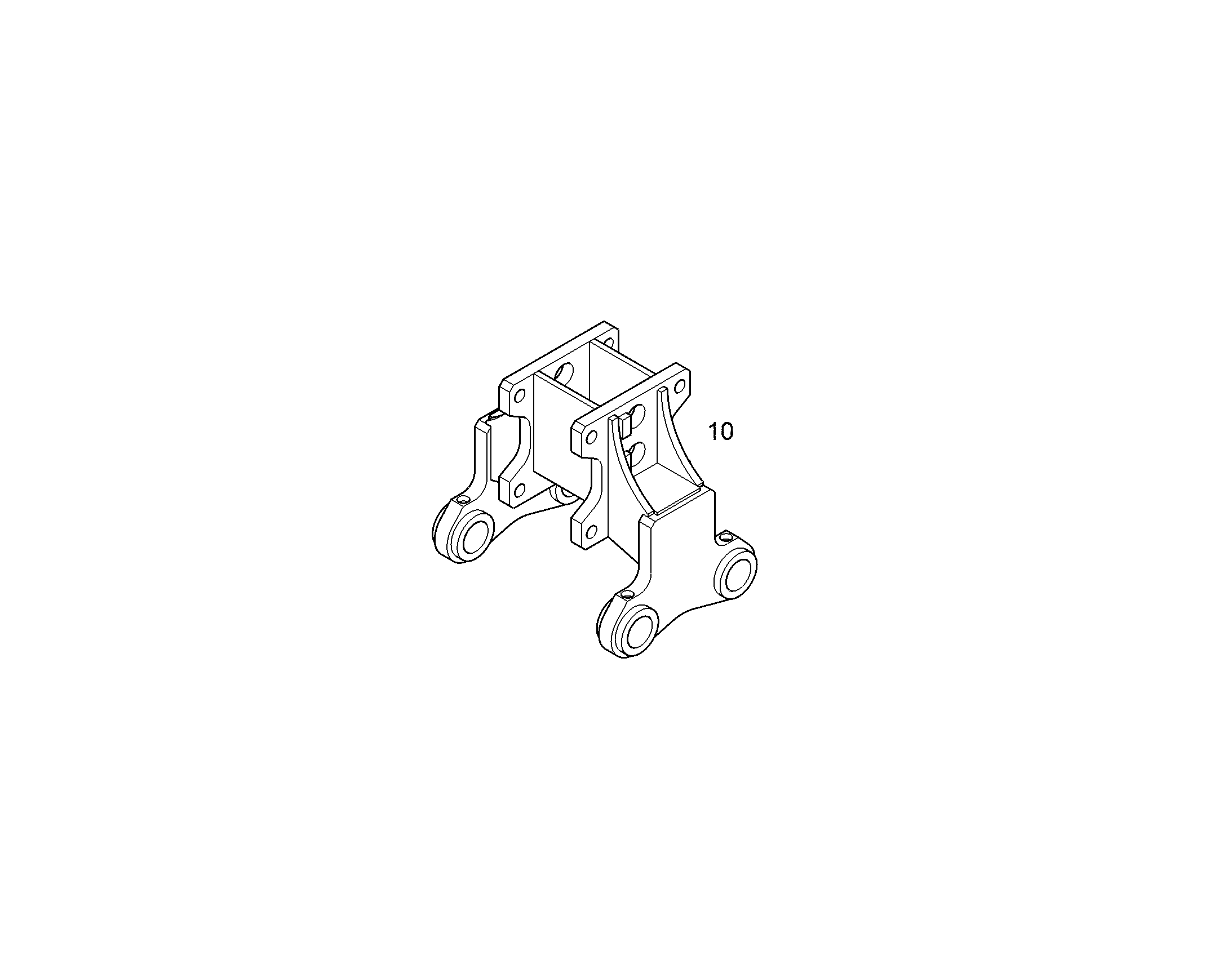 ОПОРА ЧАШИ НИЖНЯЯ ЧАСТЬ 9233741 LIEBHERR