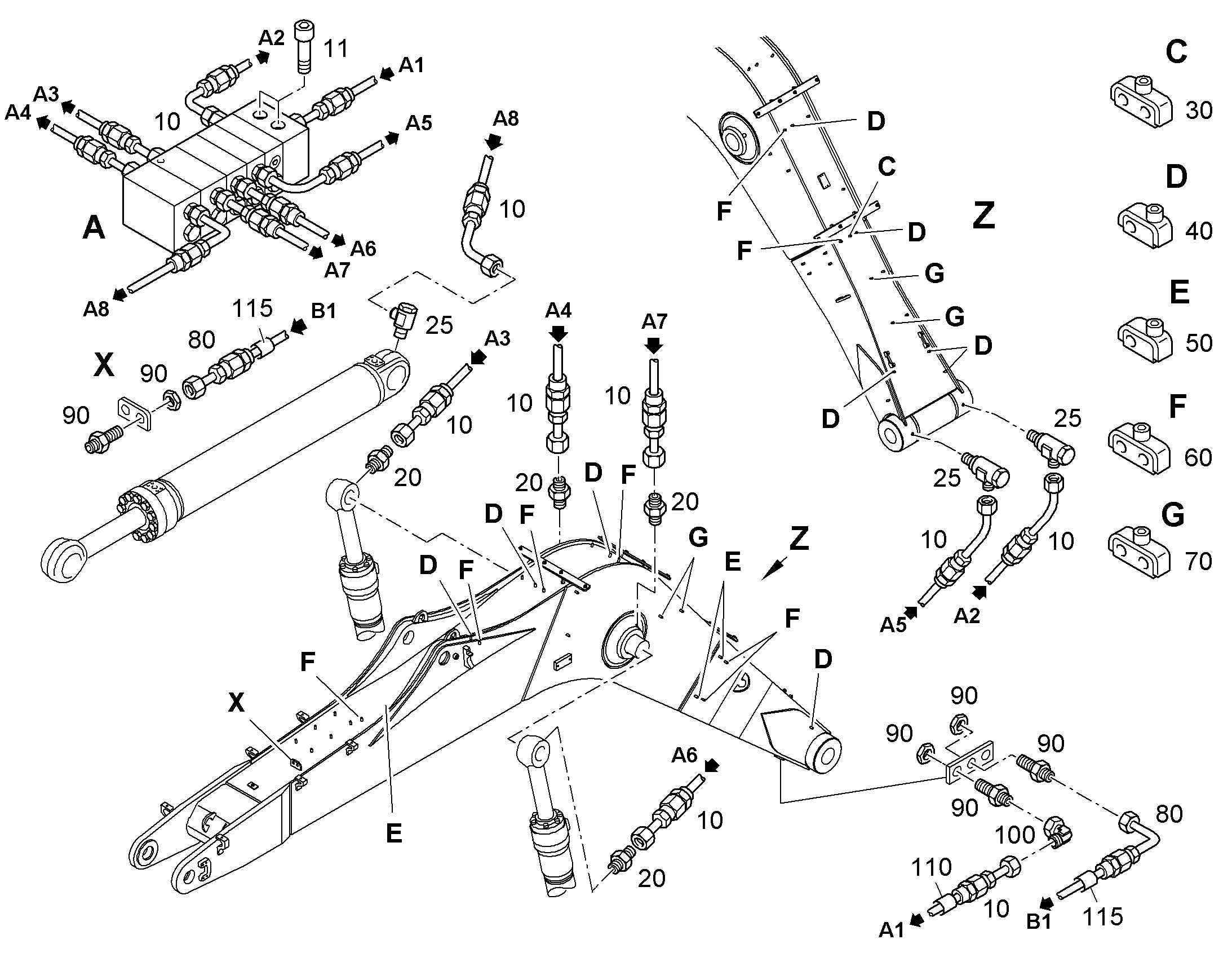 СКОБА 10006720 LIEBHERR