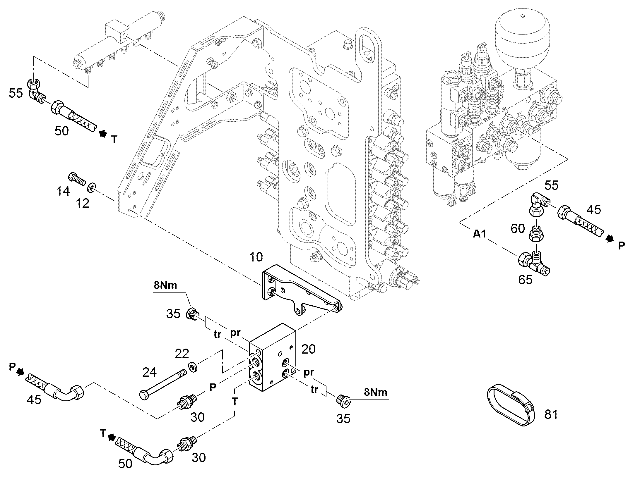 ЭЛЕМЕНТЫ МОНТАЖНЫЕ 94083085 LIEBHERR