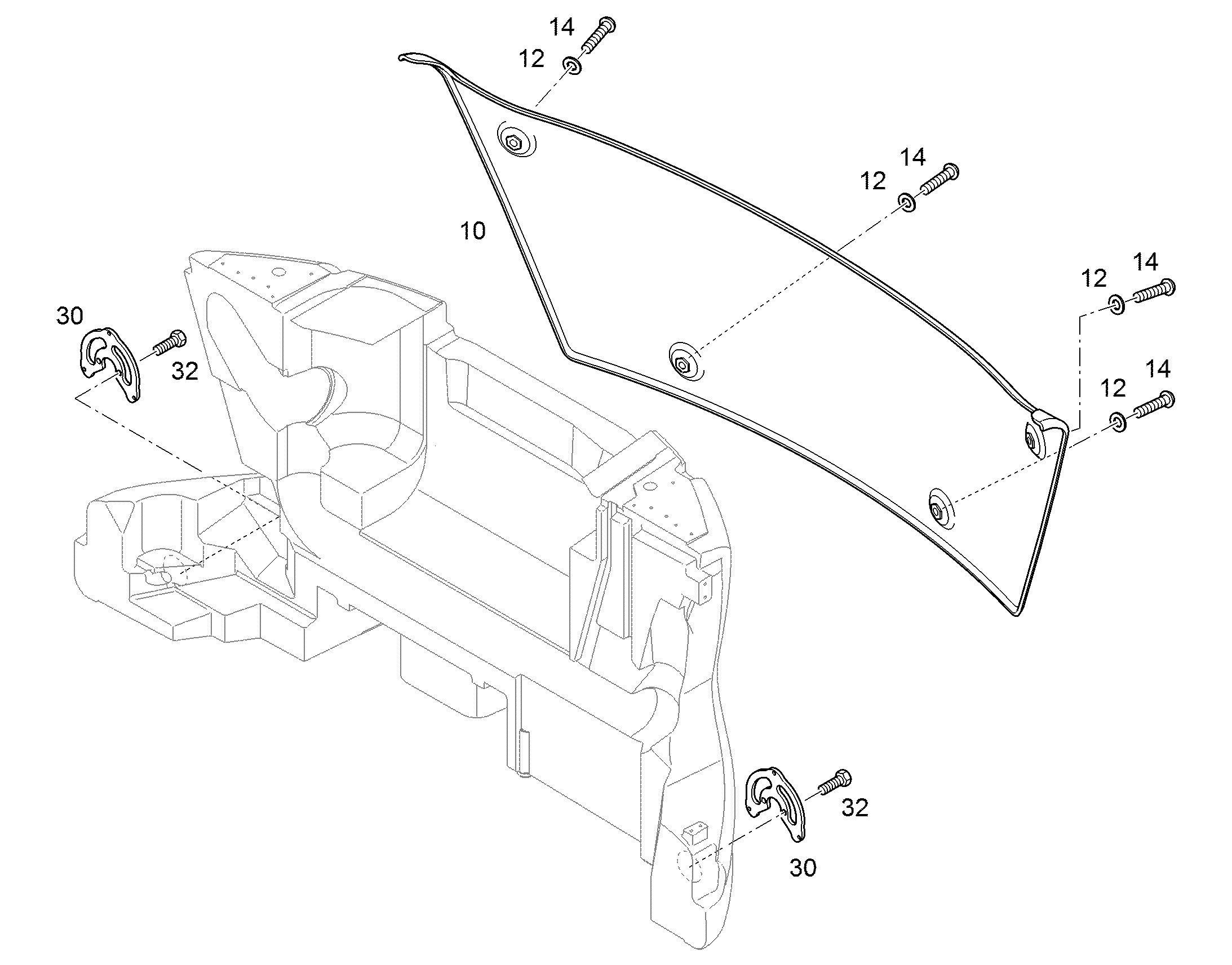 ПЛАСТИНКА РАСПОРНАЯ 94034659 LIEBHERR