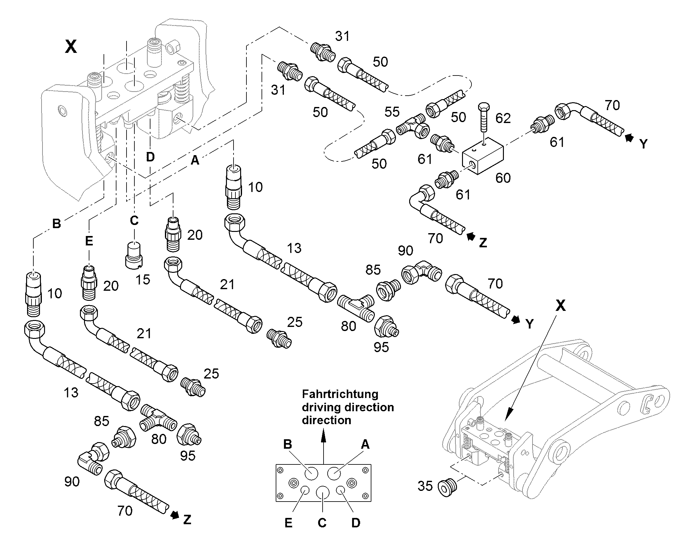 ШЛАНГ 6X220 10215909 LIEBHERR