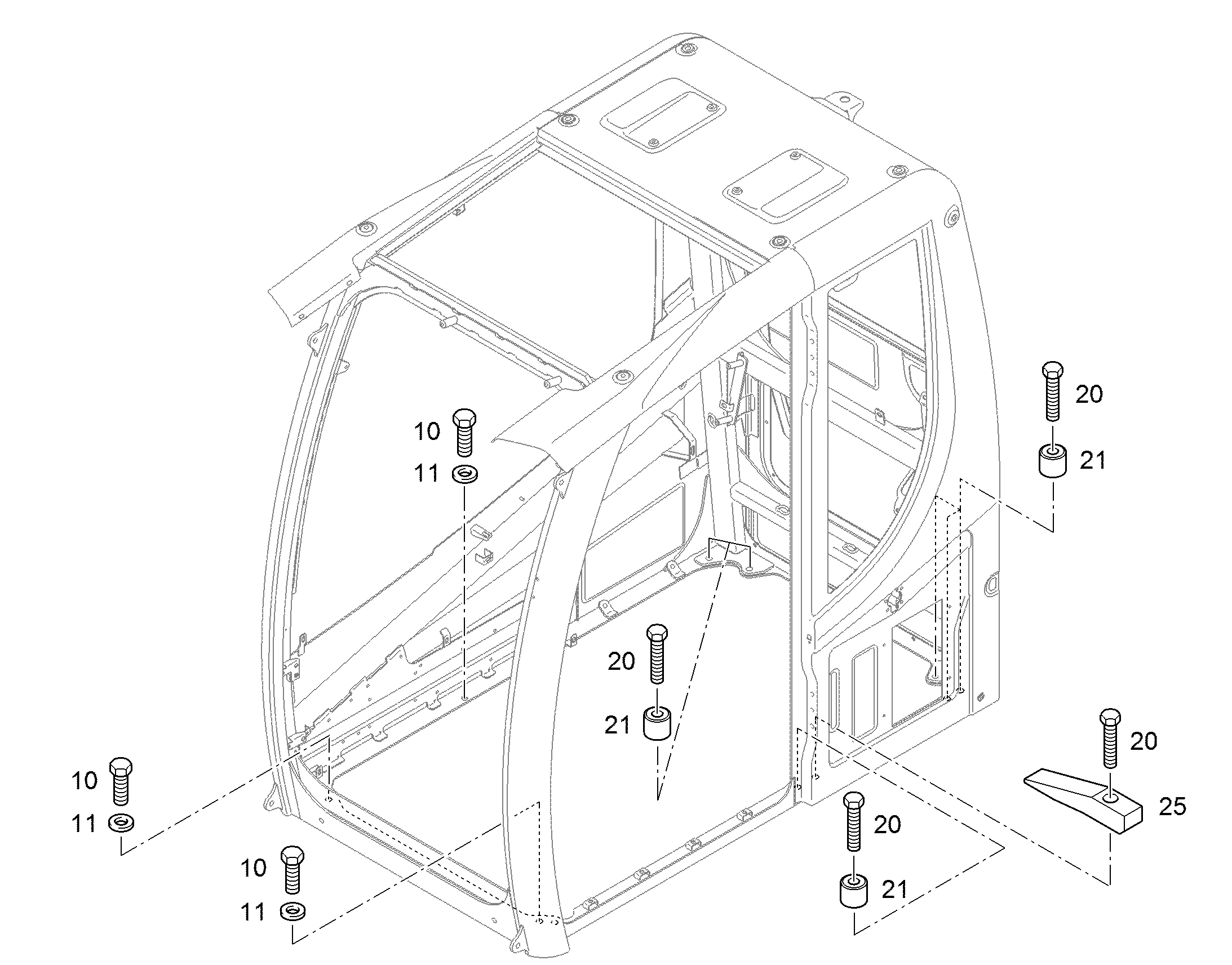 БОЛТ С ШЕСТИГРАННОЙ ГОЛОВКОЙ ISO 4017 M14X65 10.9 FLZN 12219812 LIEBHERR