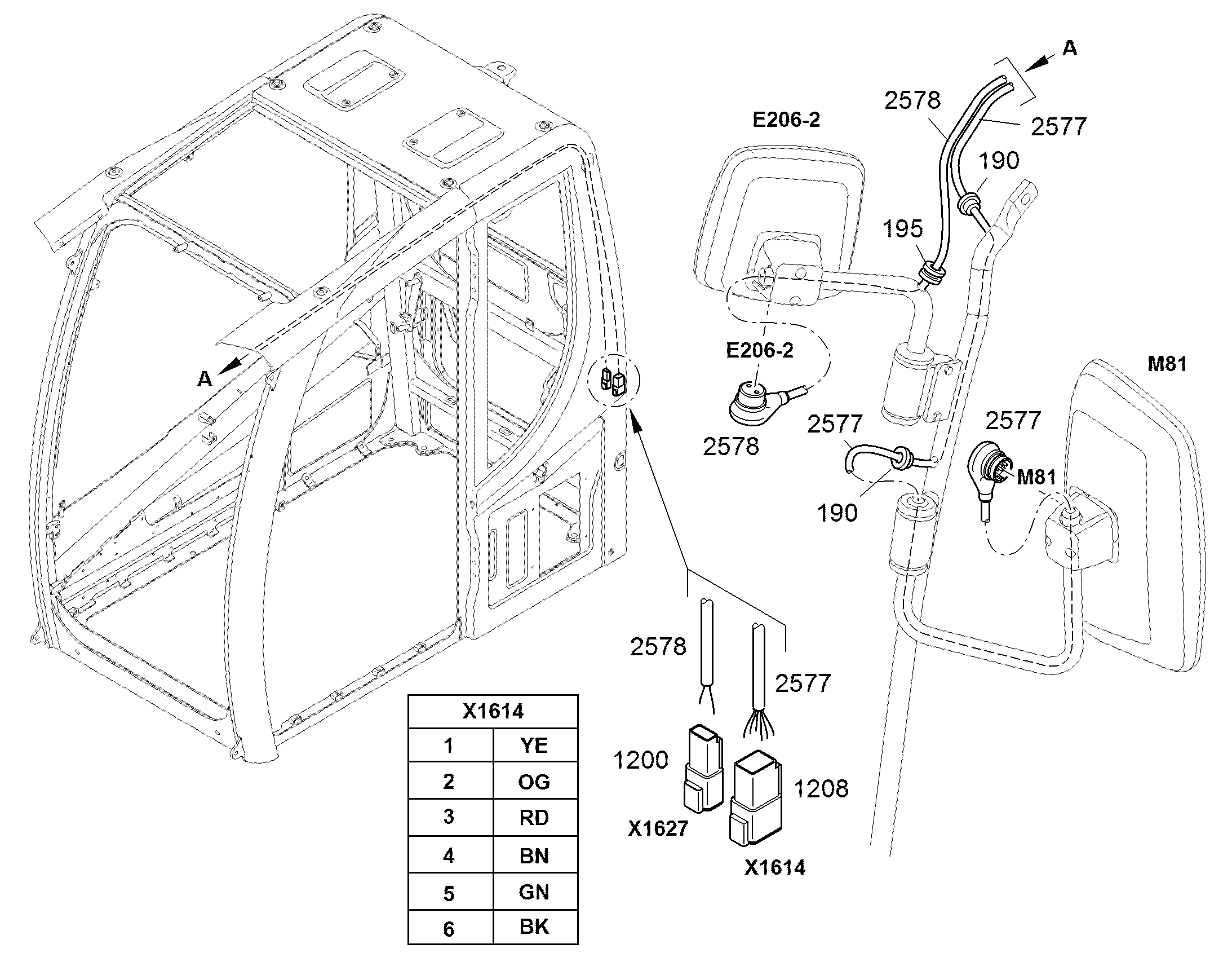 КОННЕКТОР DTM 2POL. 9064883 LIEBHERR