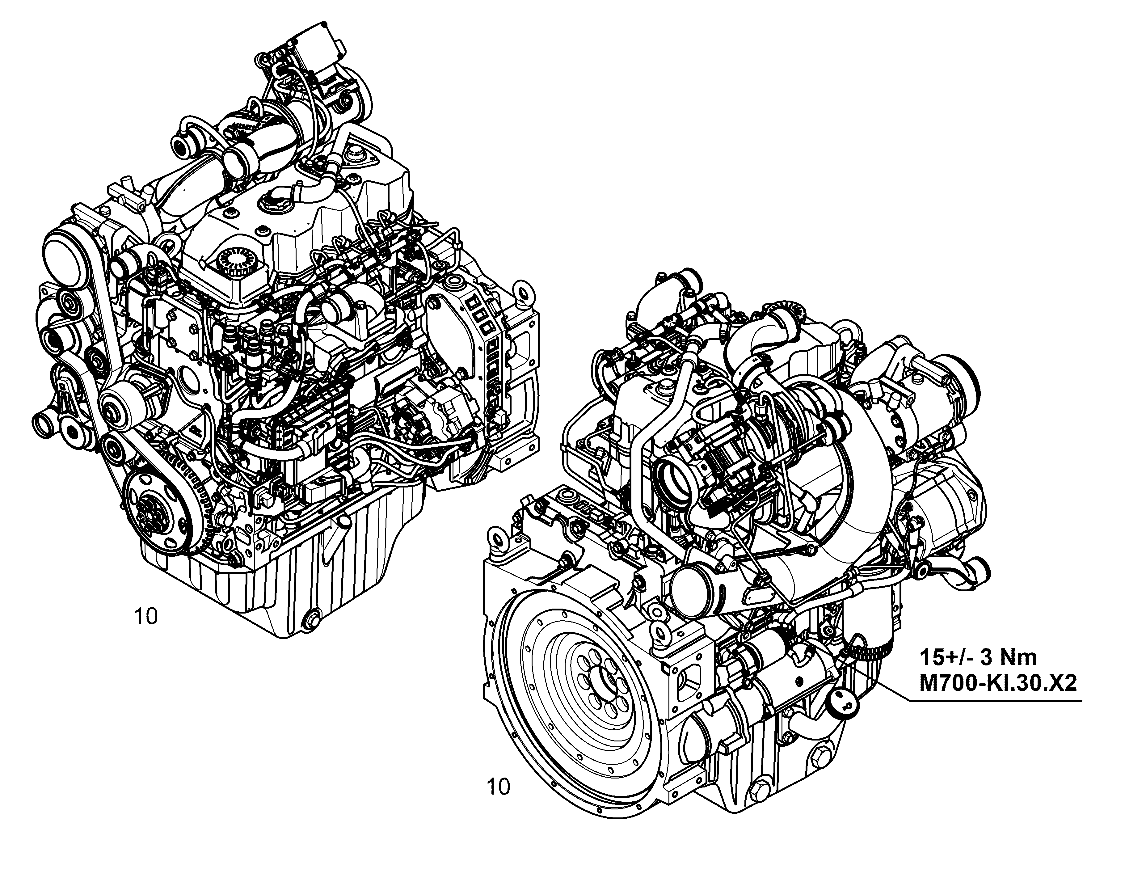ДВИГАТЕЛЬ ДИЗЕЛЬНЫЙ D924 A7-14 129 kW 12419567 LIEBHERR