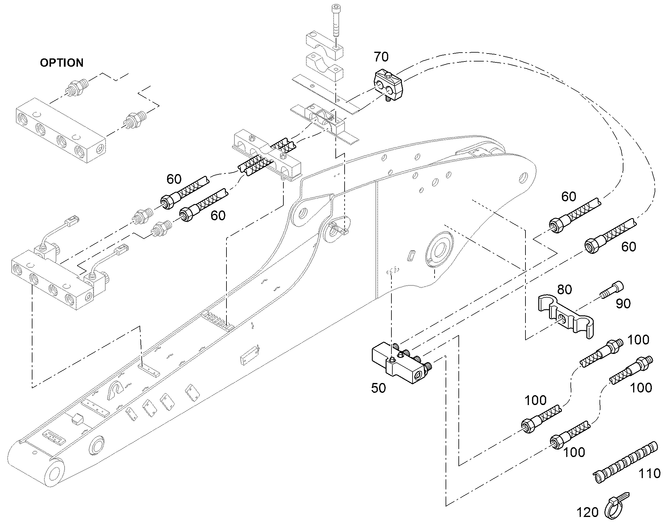 ШЛАНГ 12X3600 10292450 LIEBHERR