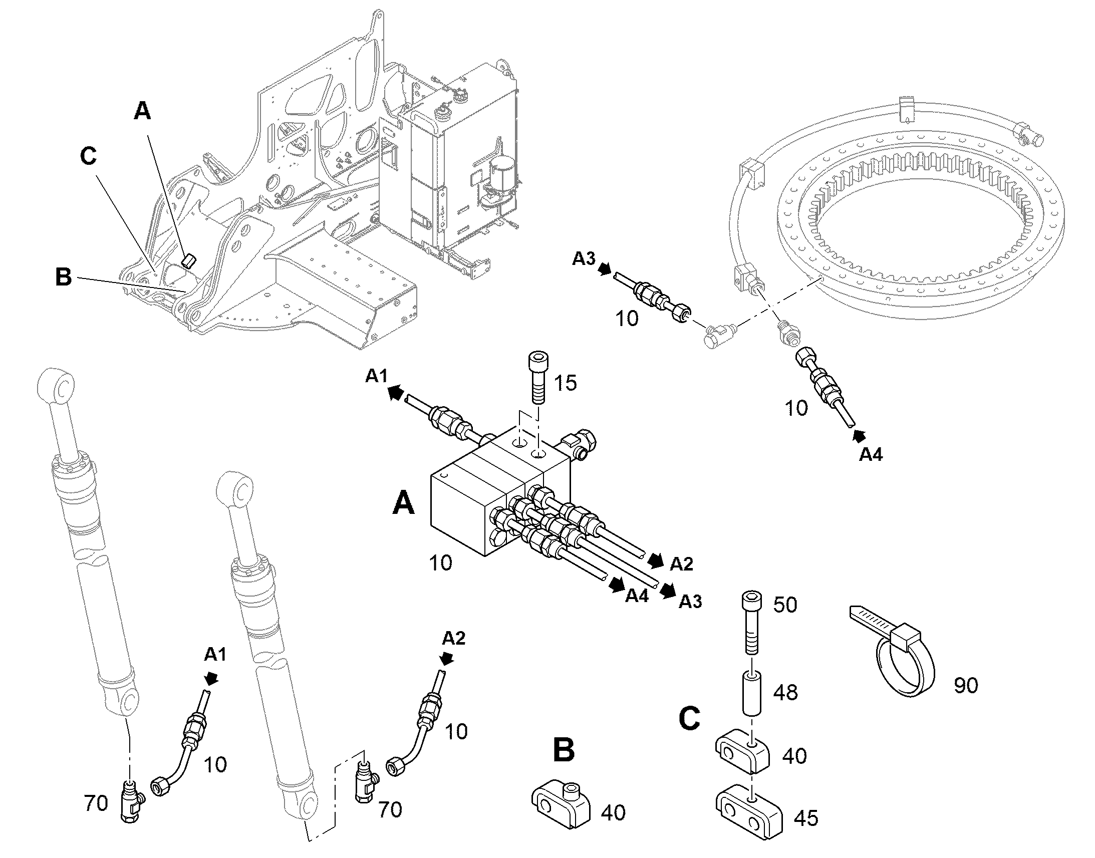 РАСПРЕДЕЛИТЕЛЬ MX-F 3/4 11837494 LIEBHERR