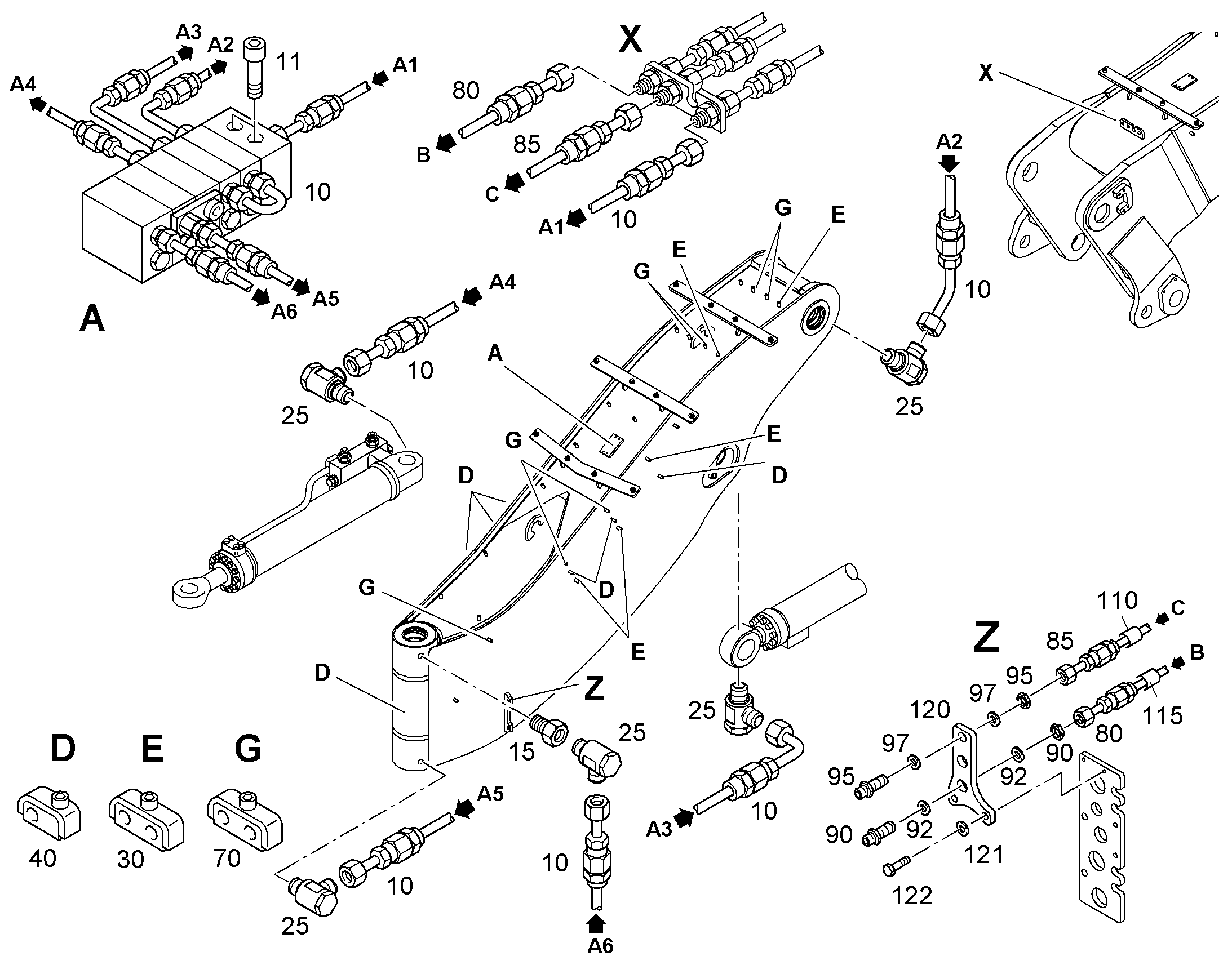 ЭЛЕМЕНТ УДЛИНИТЕЛЬНЫЙ 7024929 LIEBHERR