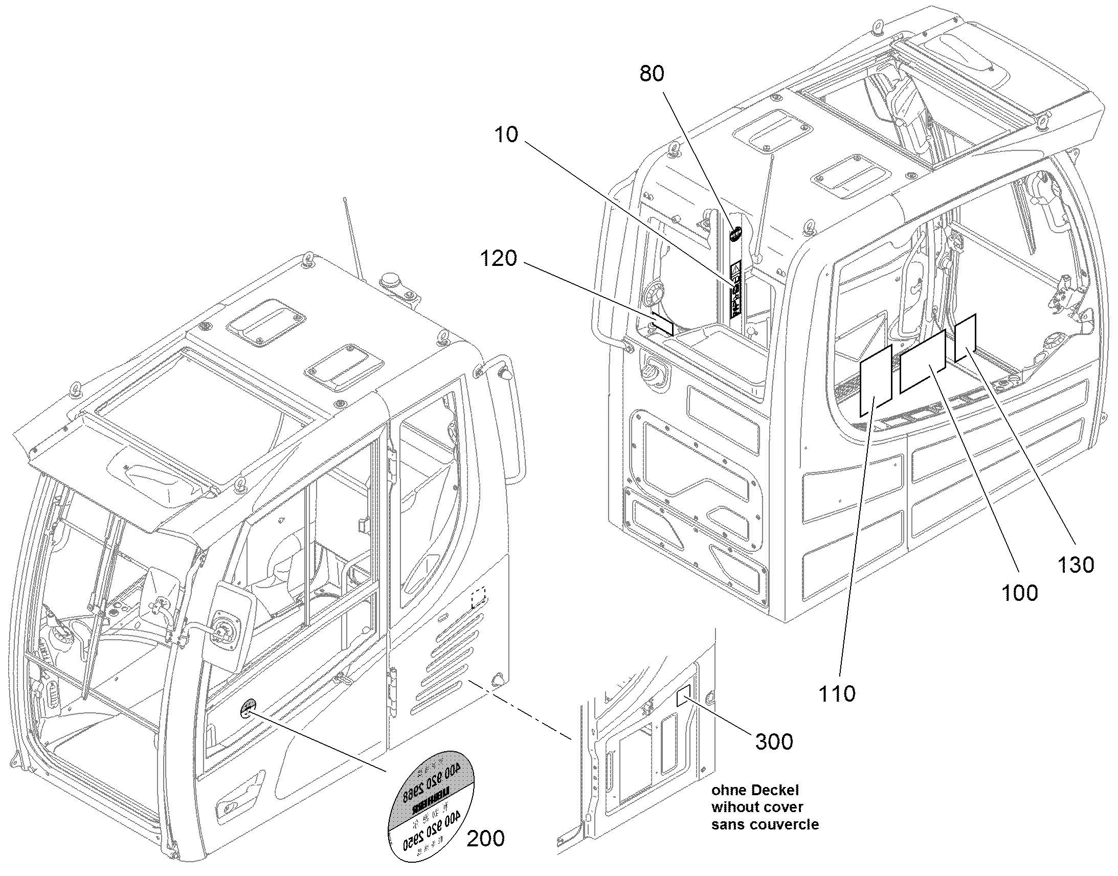 ТИПОВАЯ ТАБЛИЧКА 12494972 LIEBHERR