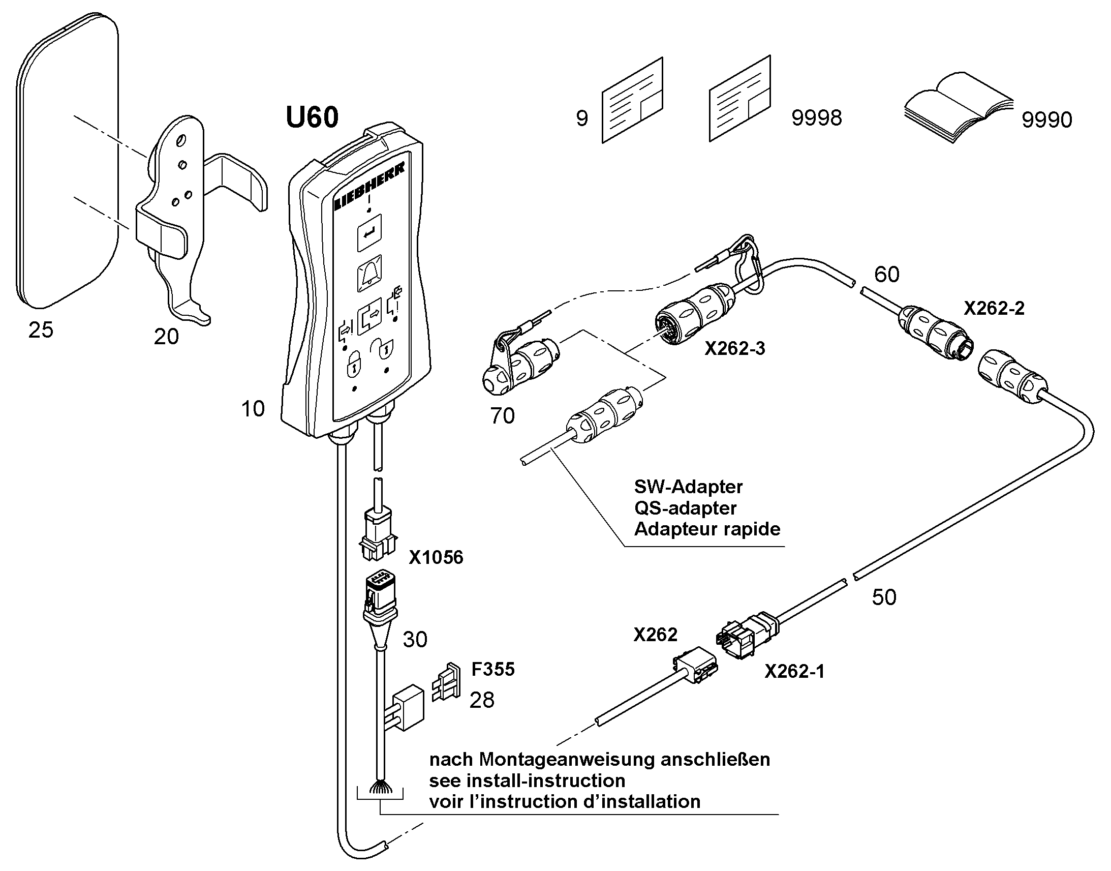 ИНСТРУКЦИЯ ПО УСТАНОВКЕ 12201446 LIEBHERR