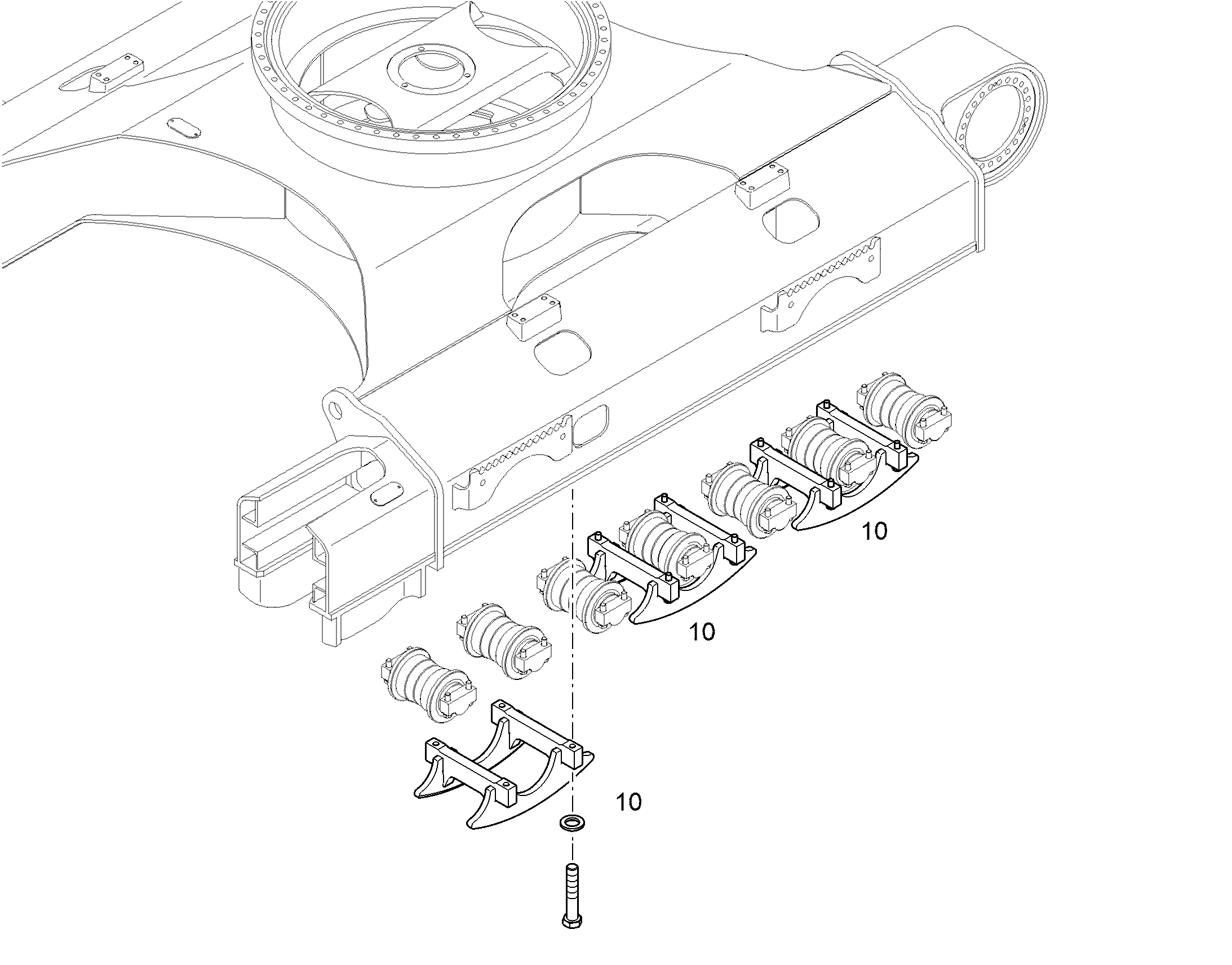 НАПРАВЛЯЮЩАЯ ЦЕПИ 231X195 10834433 LIEBHERR