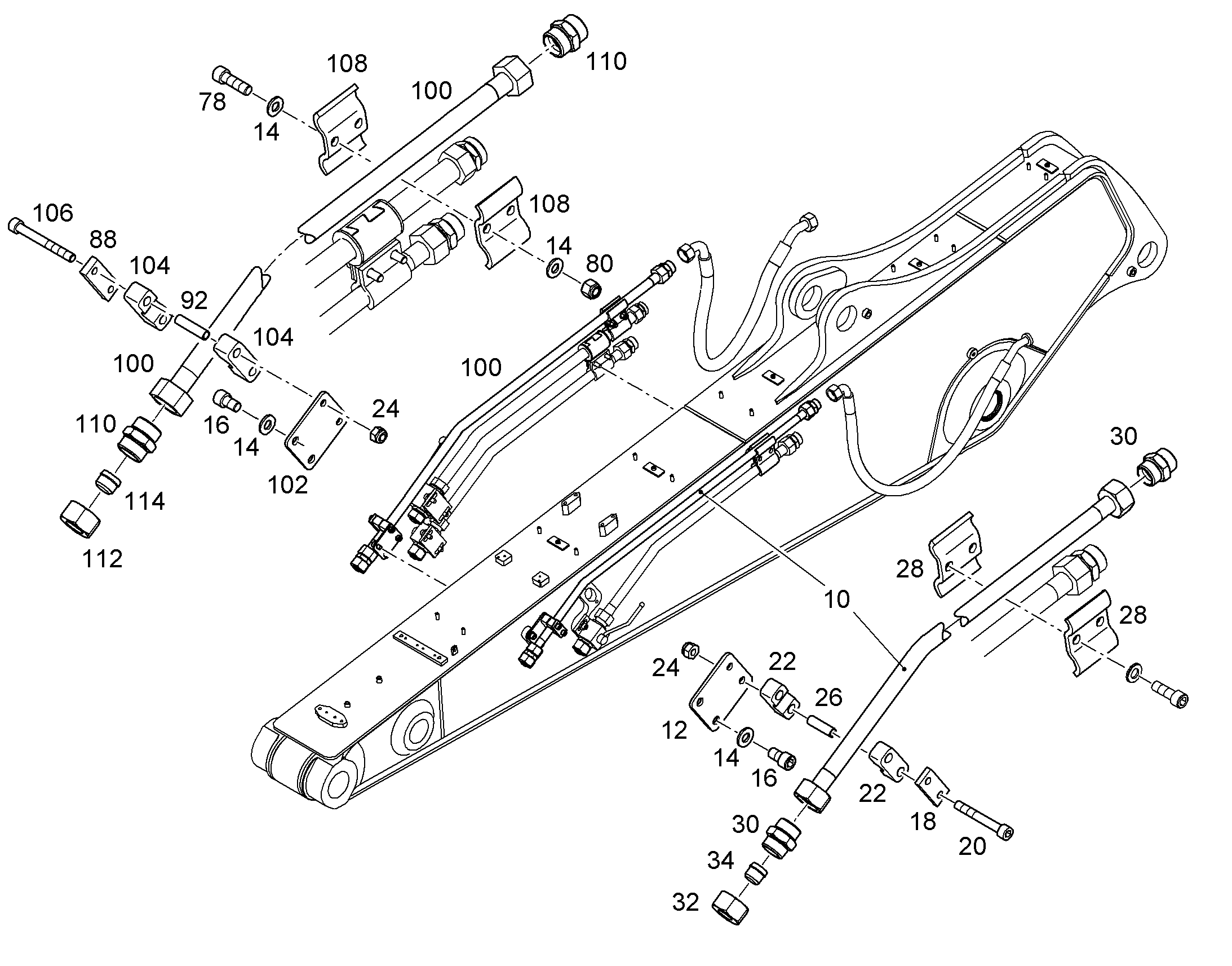 ПОЛУФЛАНЕЦ d=25-30 7373975 LIEBHERR