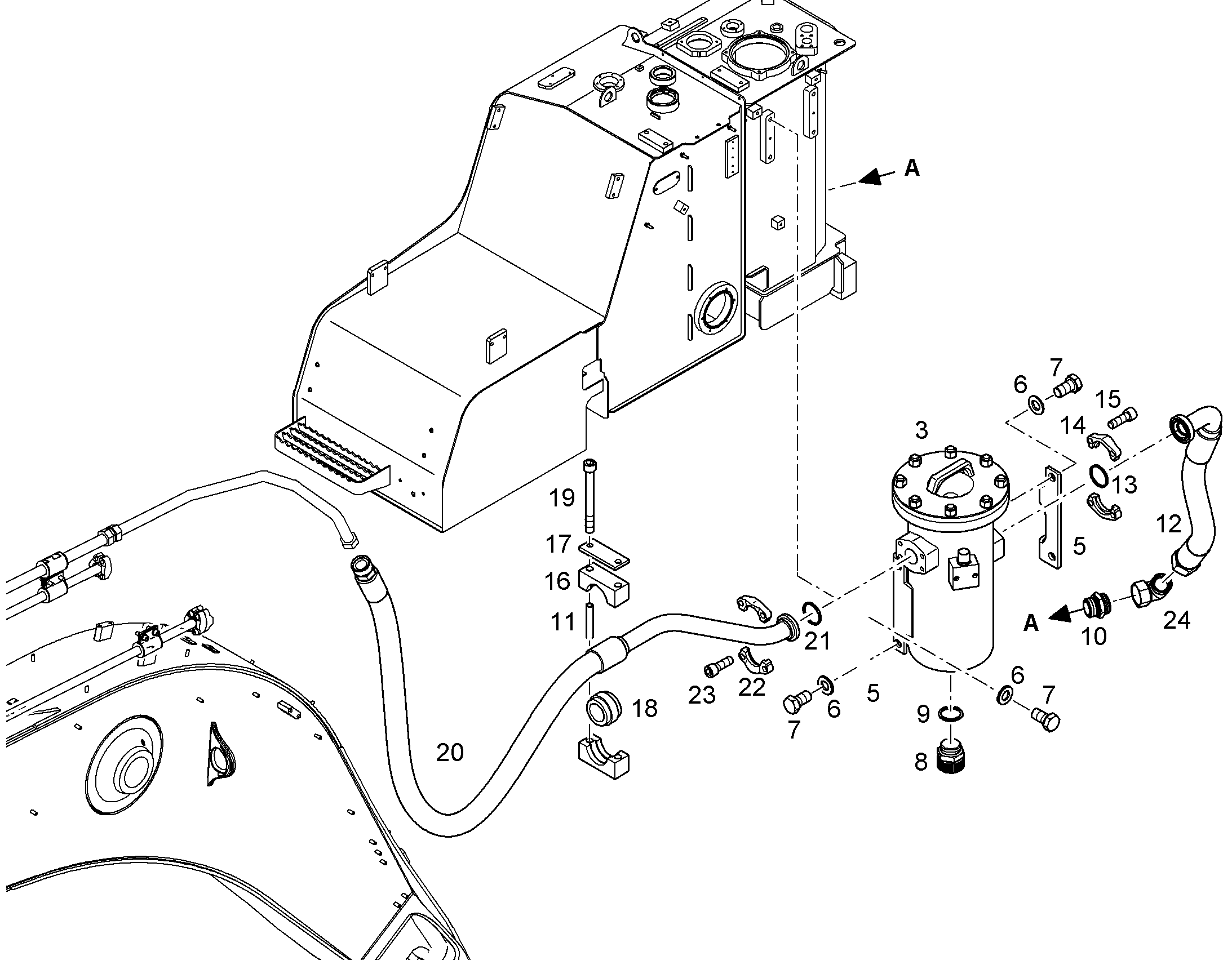 ЛИНЕЙНЫЙ ФИЛЬТР 10665266 LIEBHERR