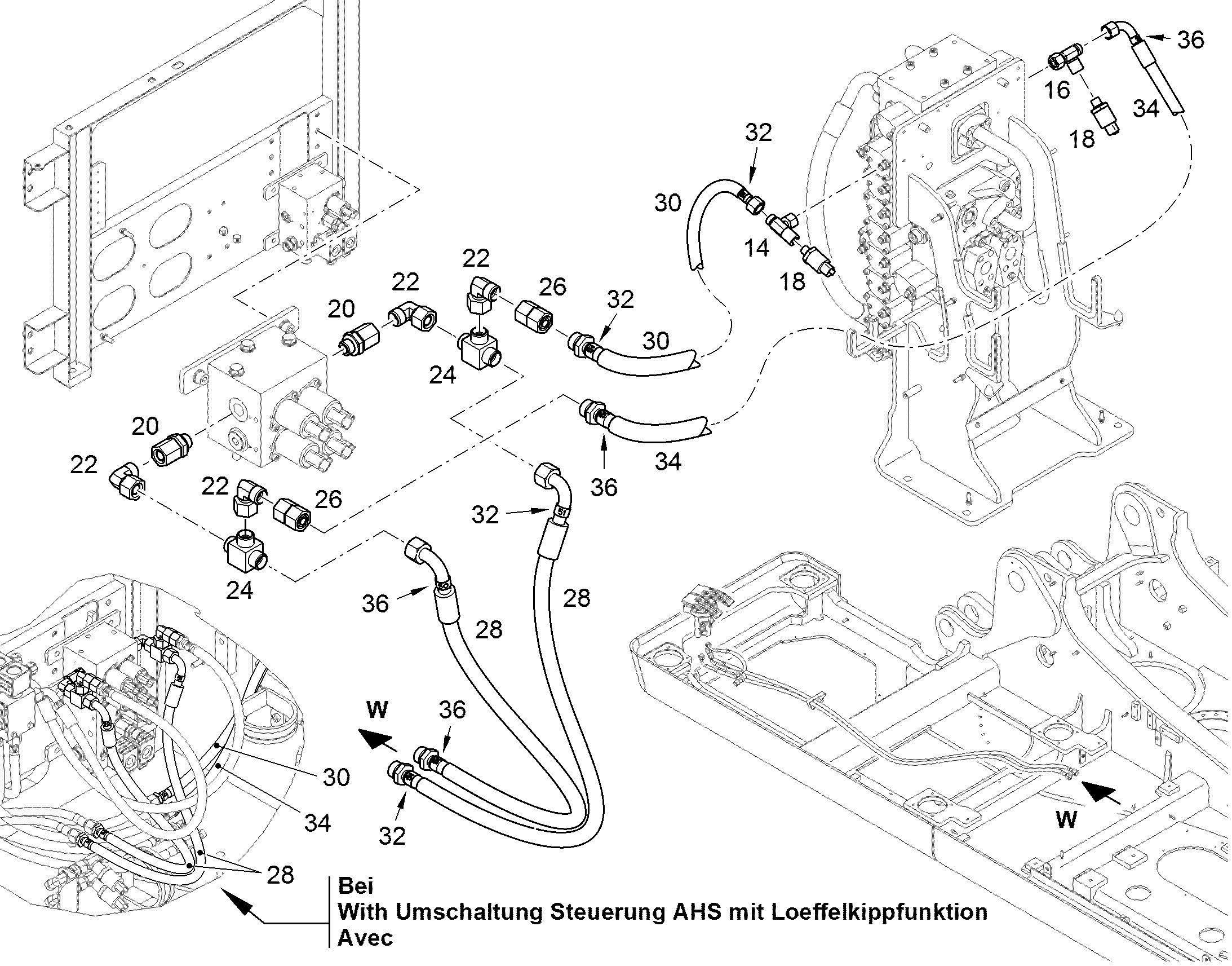 ШЛАНГ 10X750 5614448 LIEBHERR