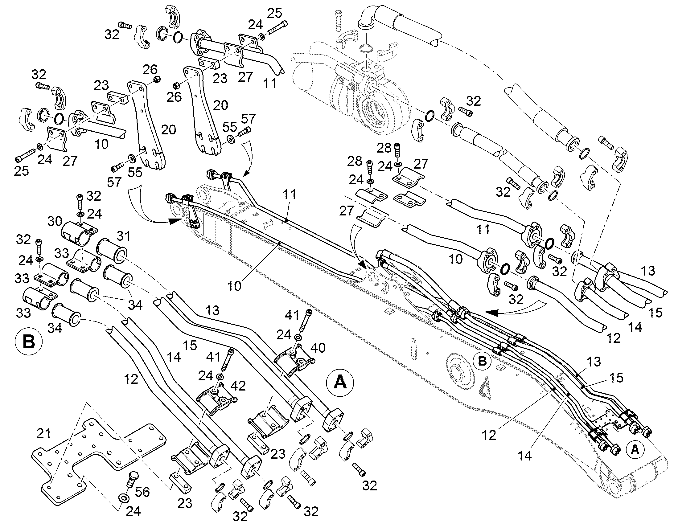 ПОЛУХОМУТИК 9809571 LIEBHERR