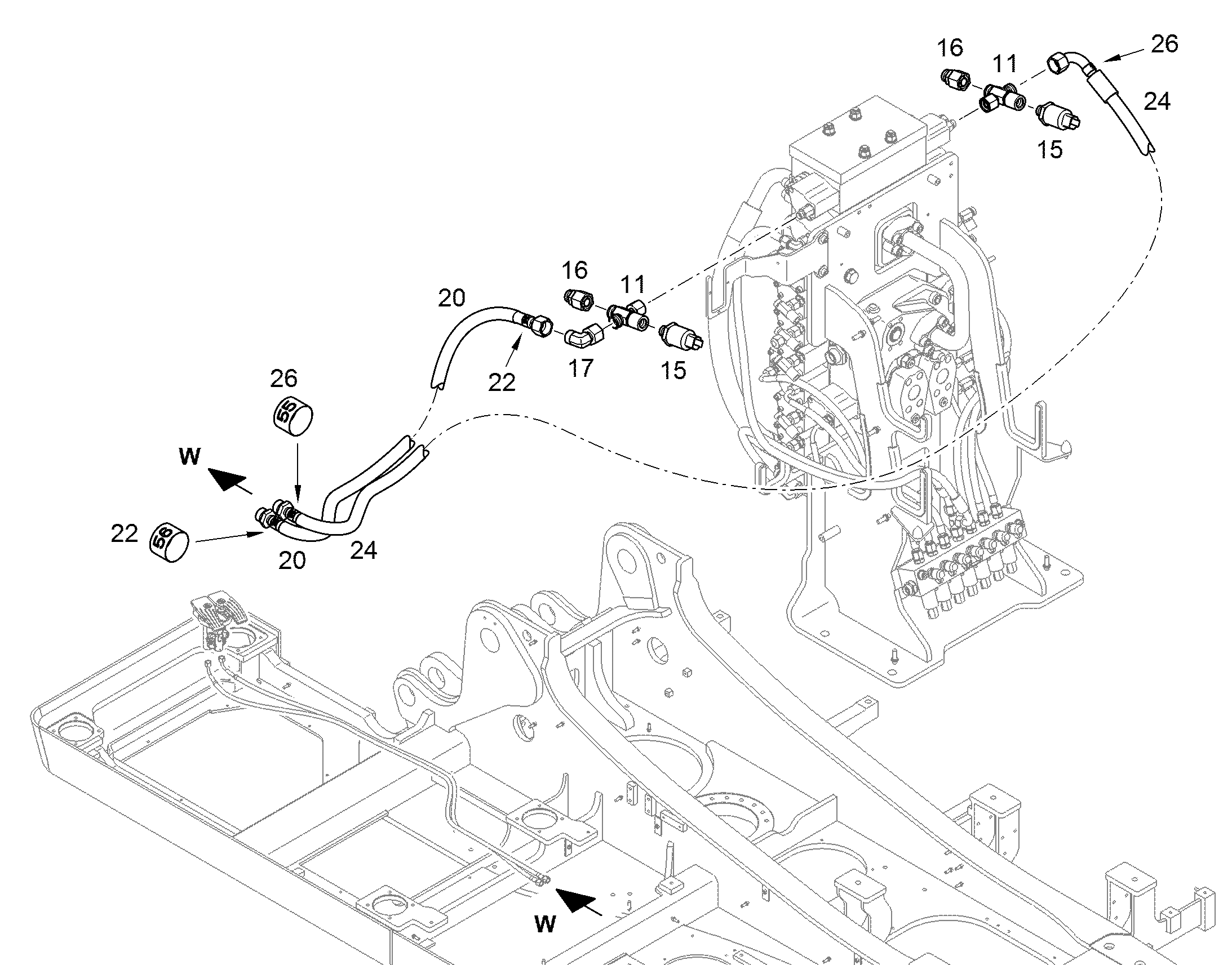 ШТУТЦЕР X 10/12L 11643707 LIEBHERR