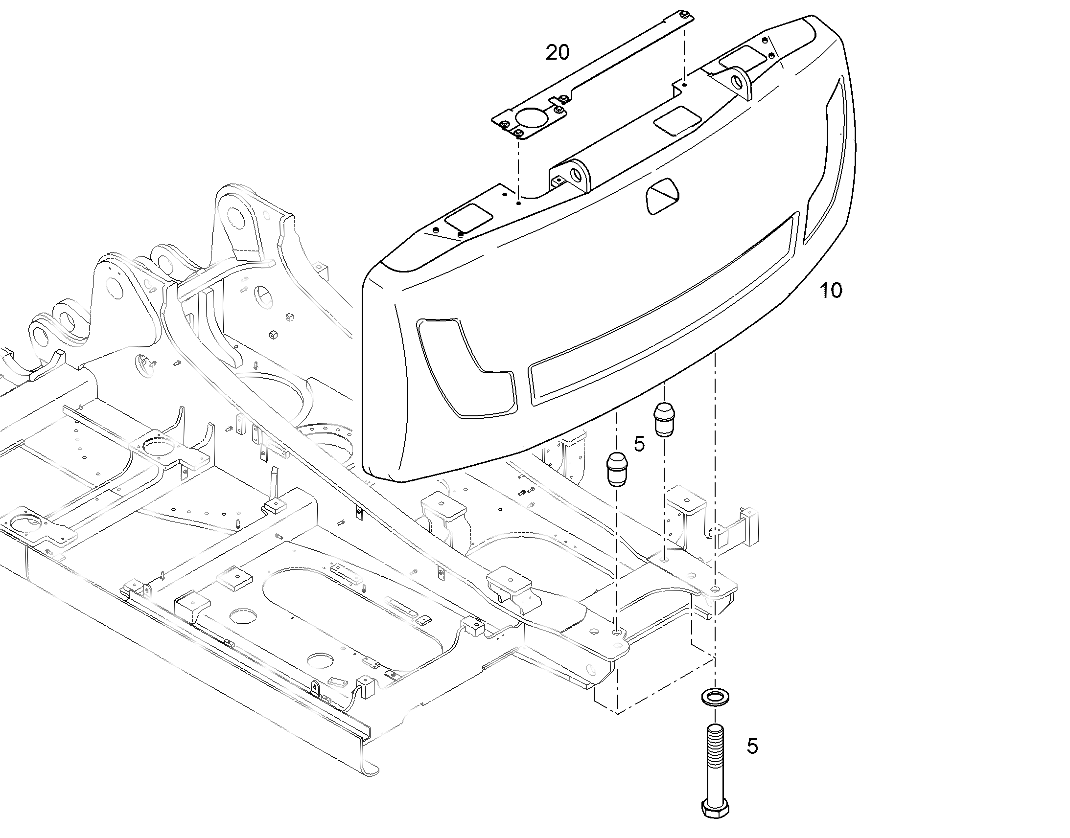 ВСТРОЕННЫЕ ДЕТАЛИ 10834945 LIEBHERR