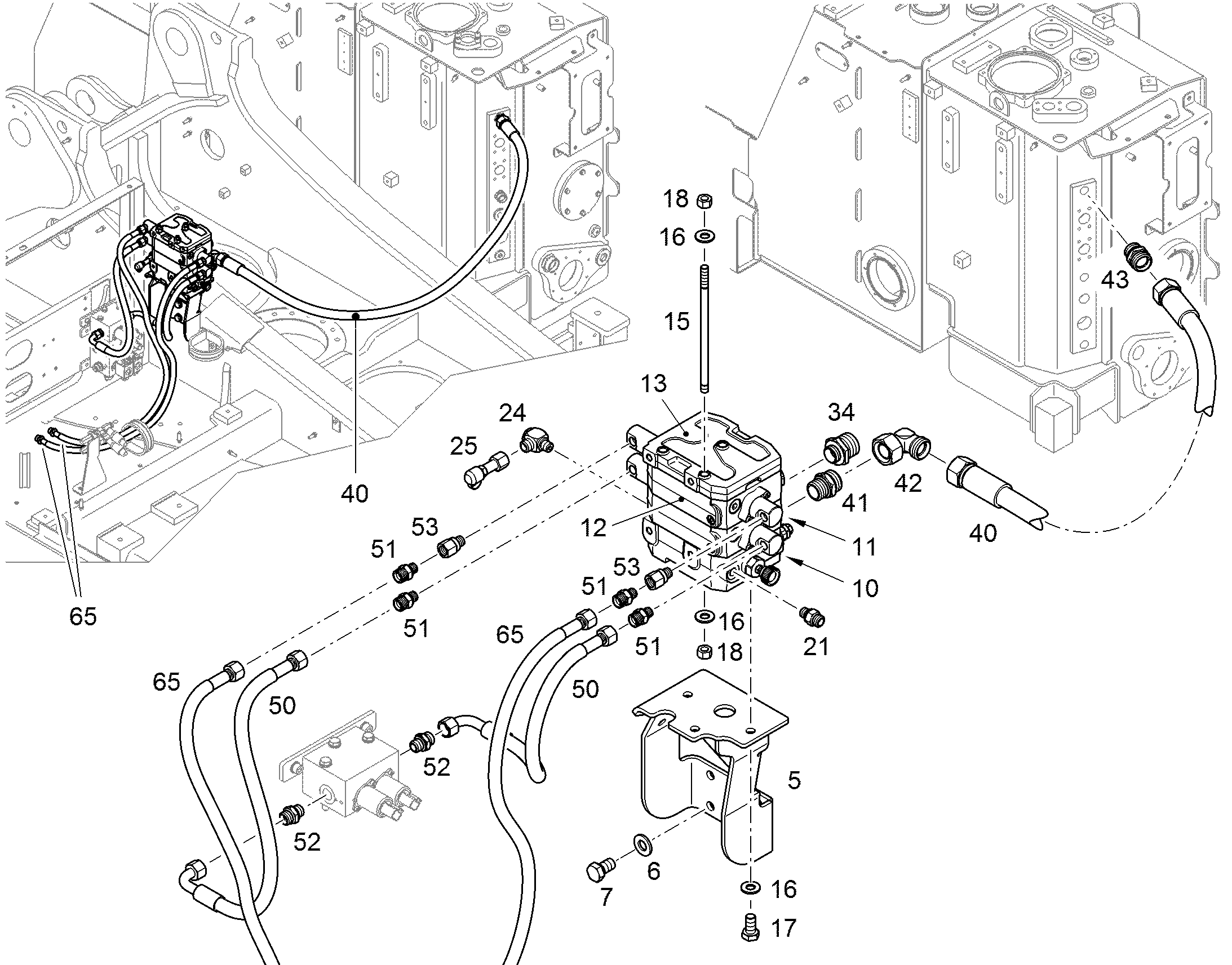 ШЛАНГ 10X550 10491489 LIEBHERR