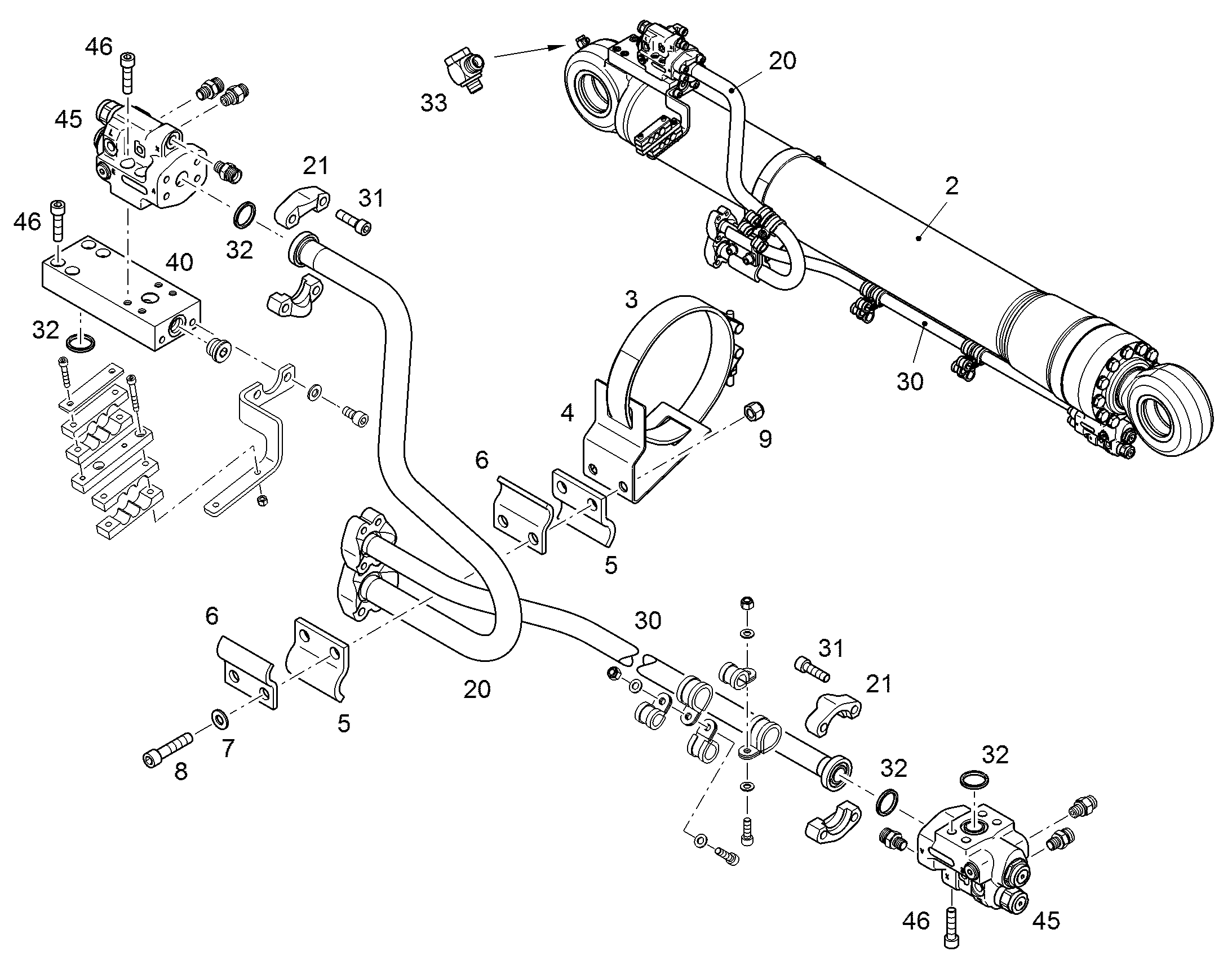 ГИДРОЦИЛИНДР 94027760 LIEBHERR