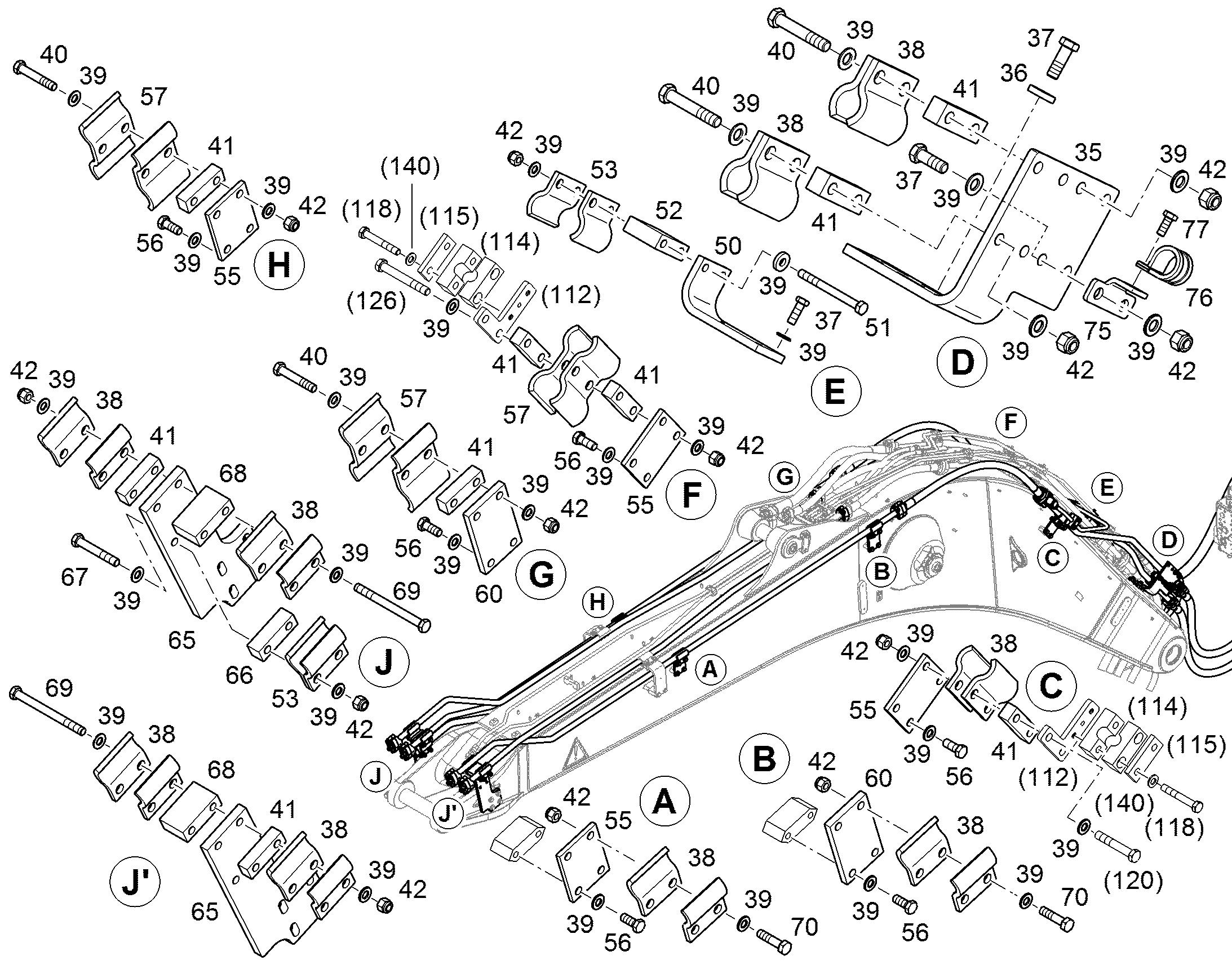 ПЛИТА 9873096 LIEBHERR