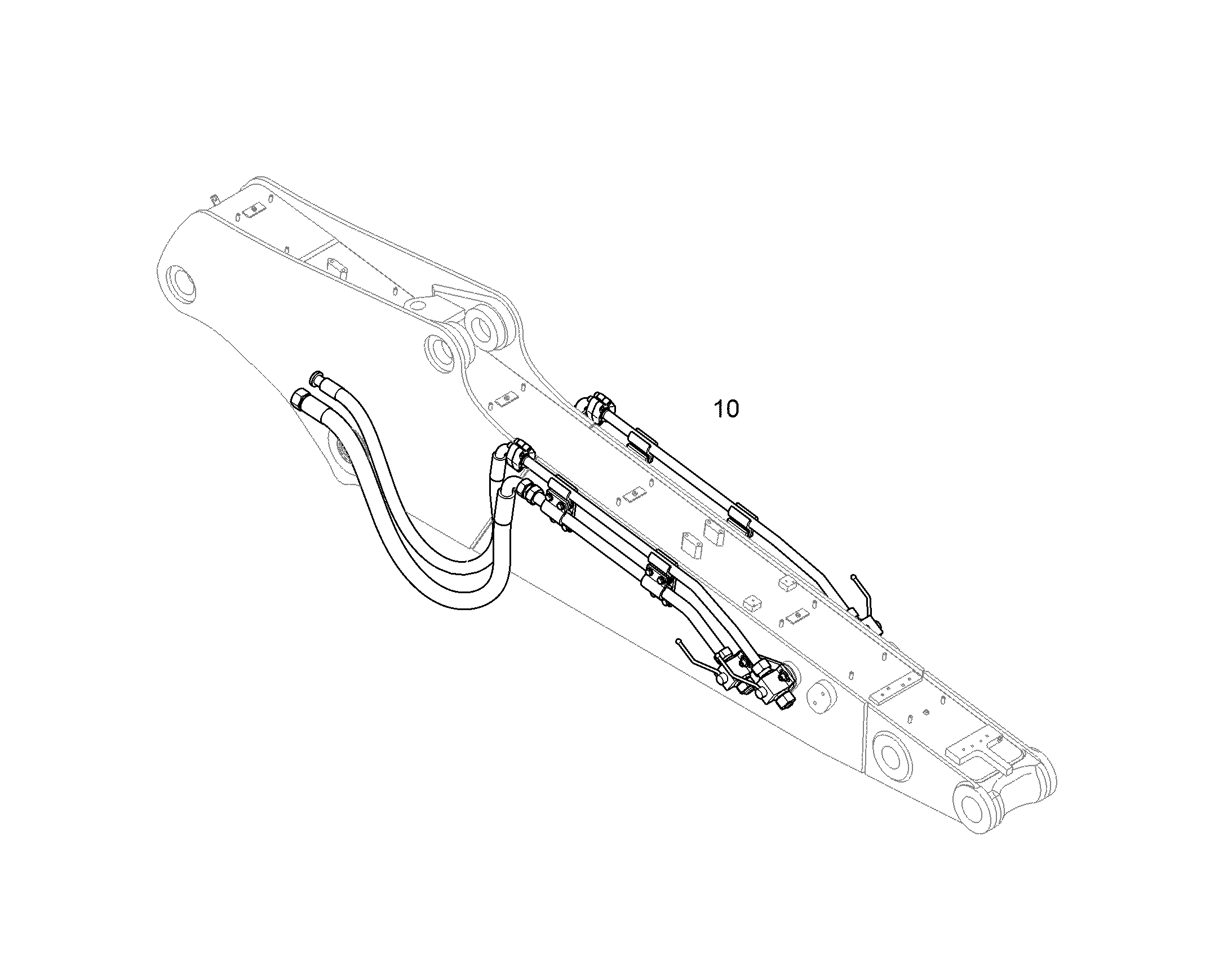 ПРОВОДКА МОНТАЖ AHS 11453451 LIEBHERR